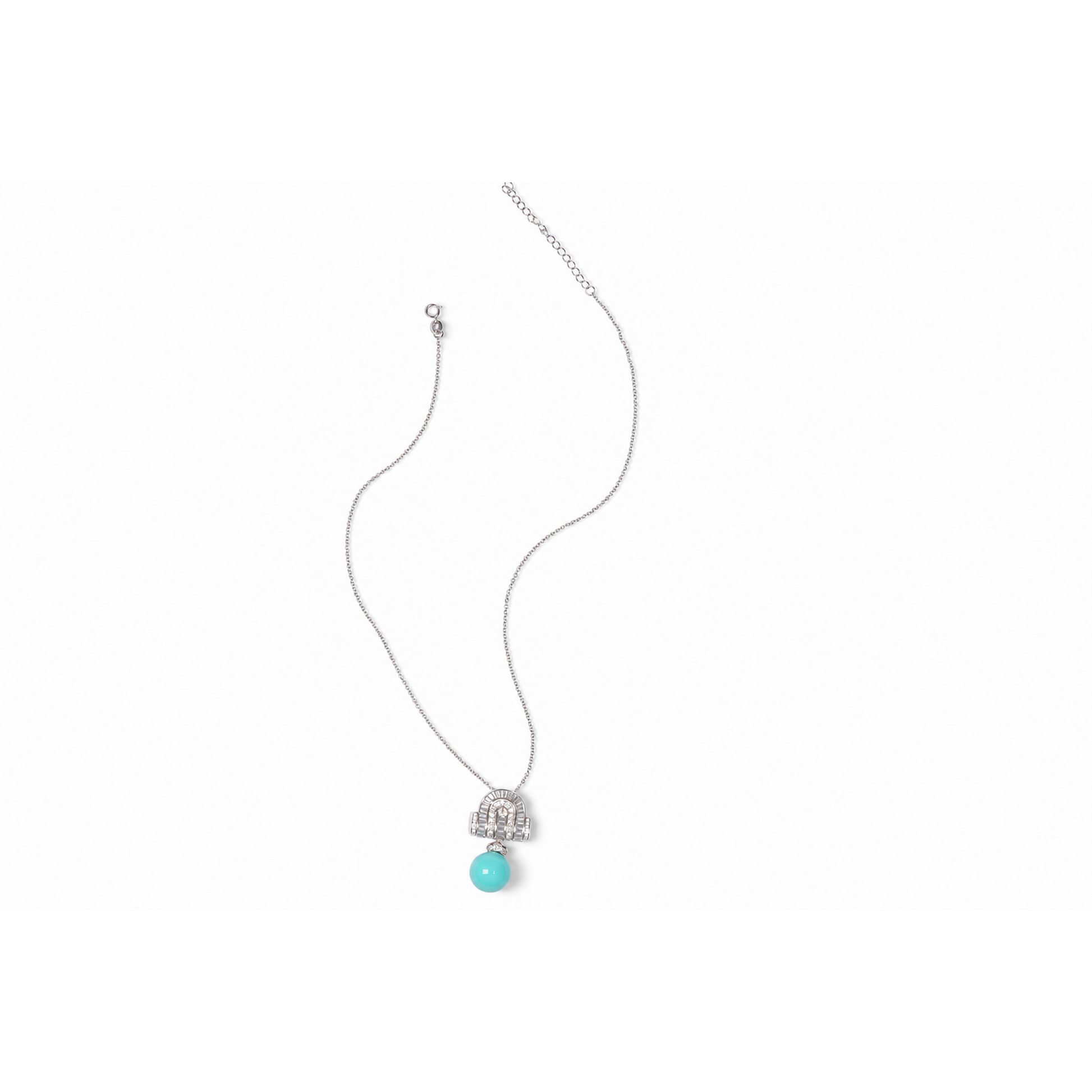 Kenzie Turquoise Shield Necklace