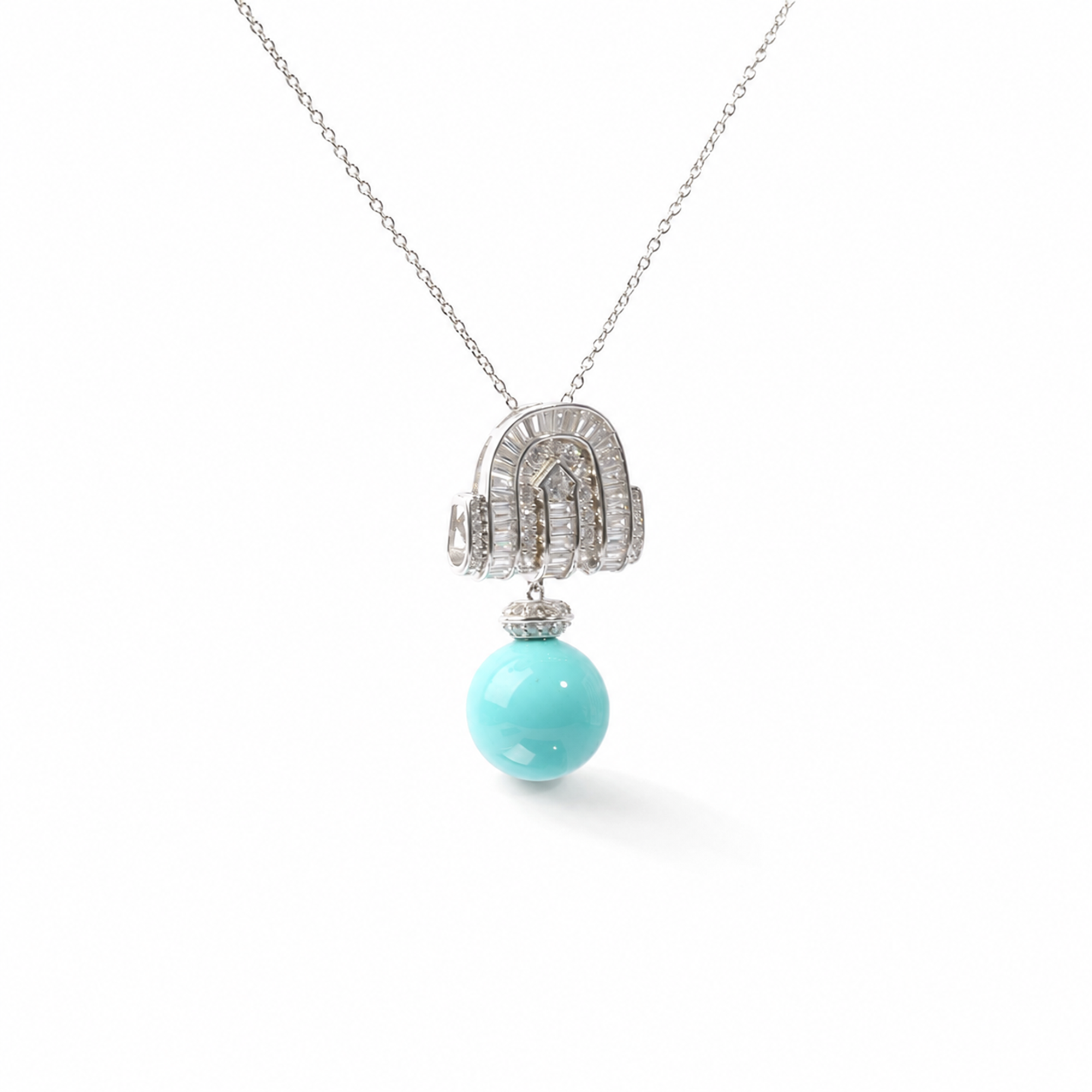Kenzie Turquoise Shield Necklace