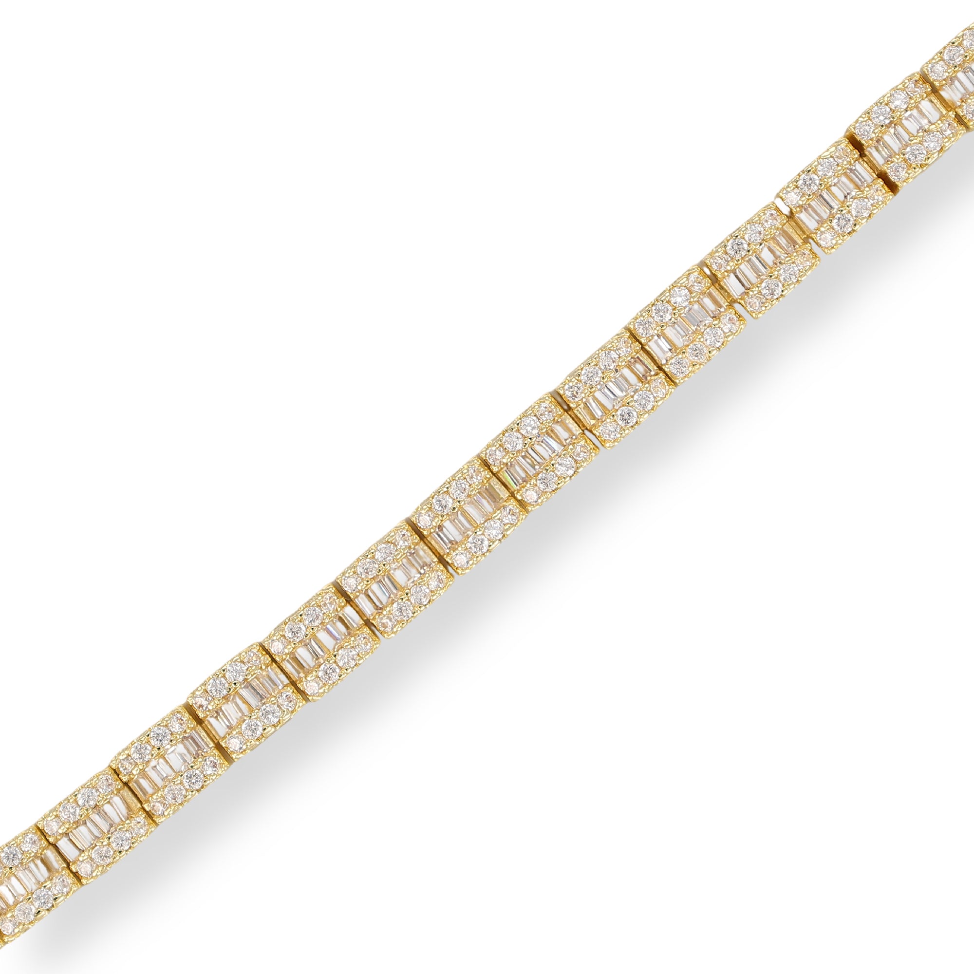 Konstanze 14K Gold Square Tennis Bracelet