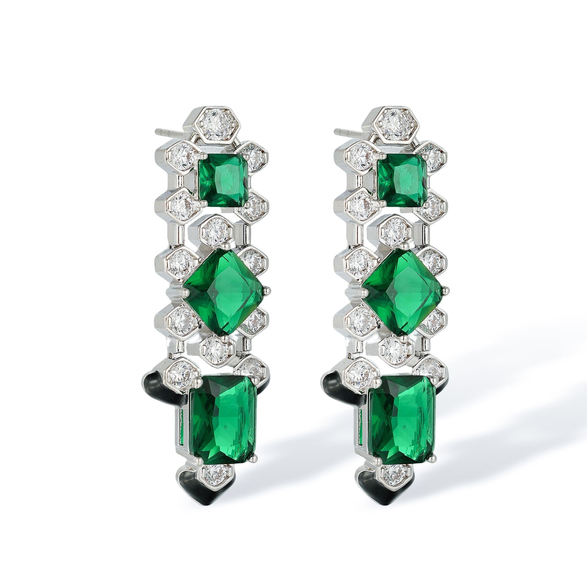 Kunlinde Cushion Tassel Earrings