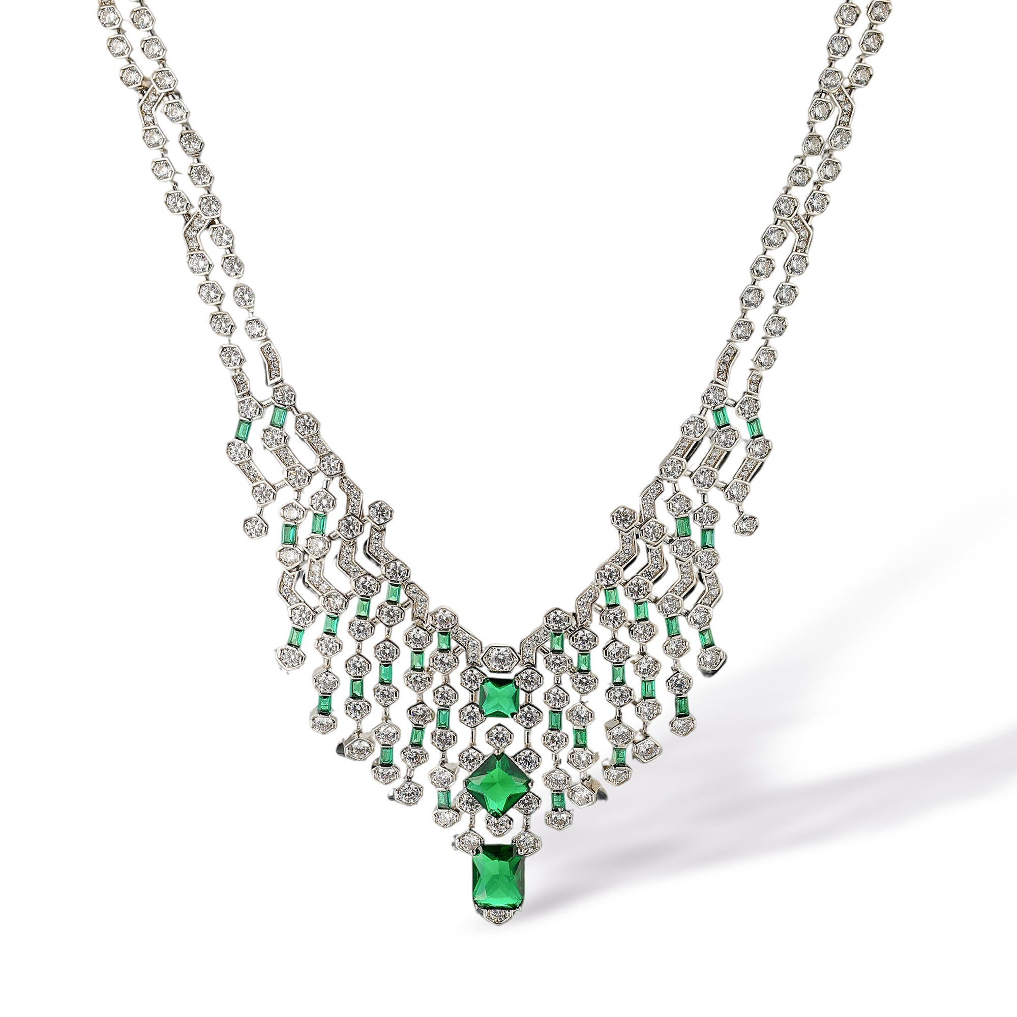 Kunlinde Cushion Tassel Necklace