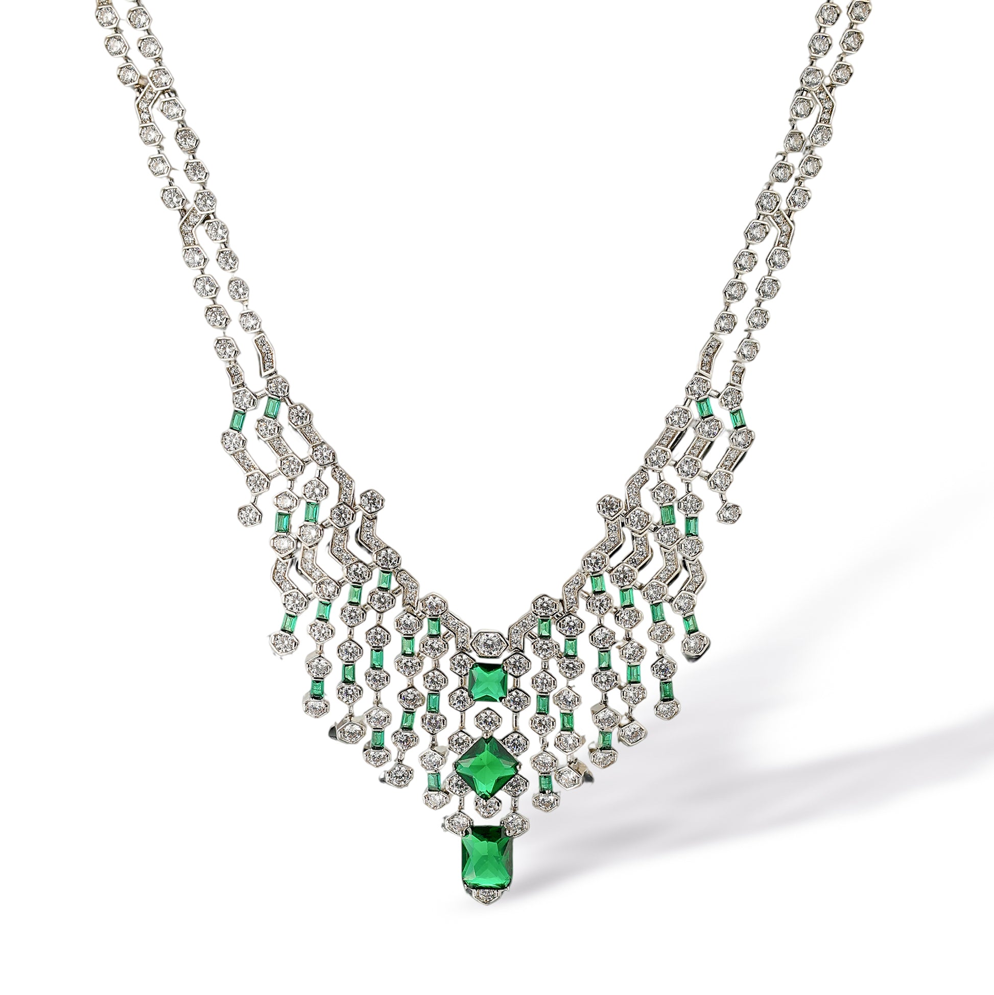 Kunlinde Cushion Tassel Necklace