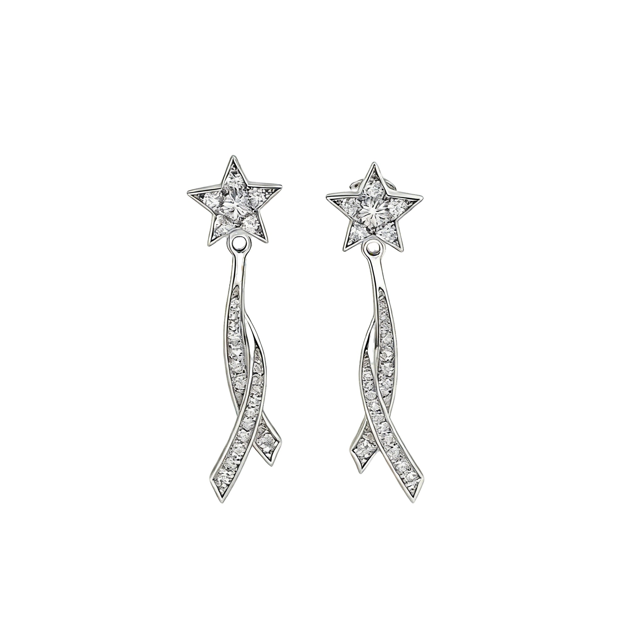 Laënnec White Star Earrings