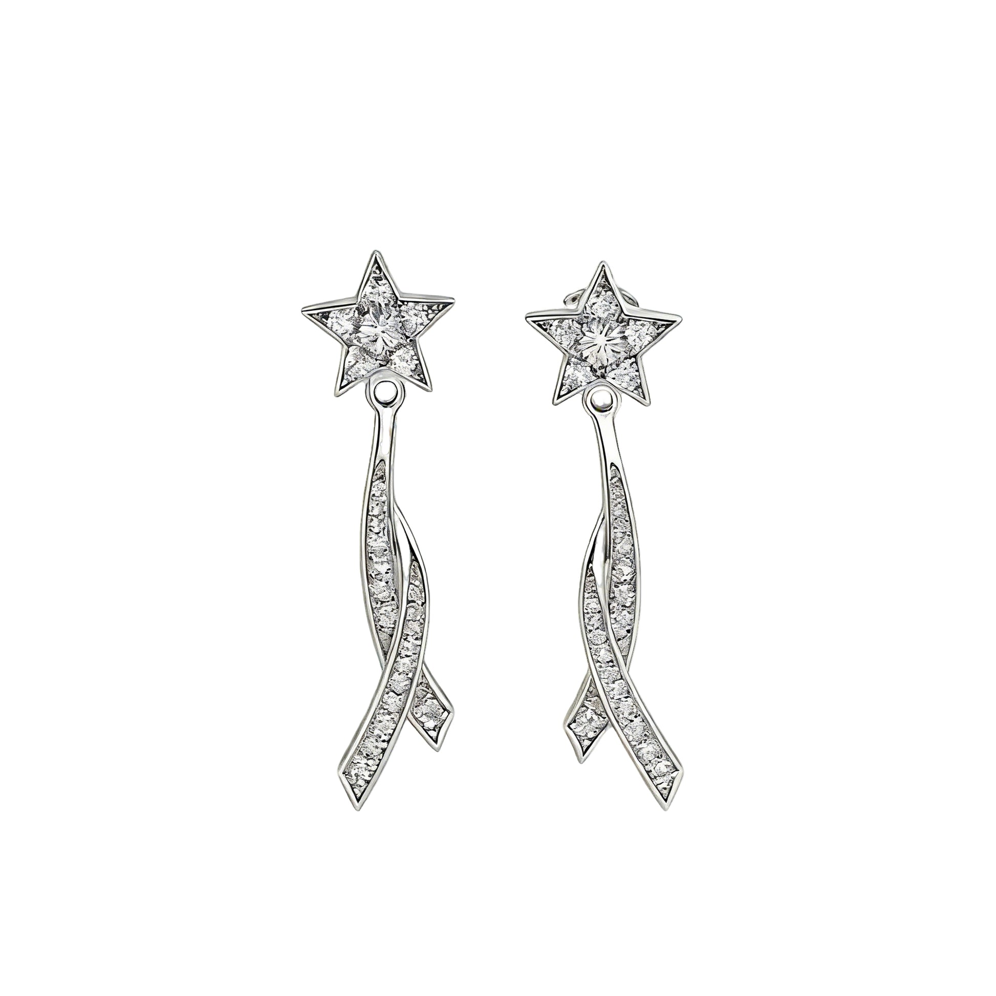 Laënnec White Star Earrings
