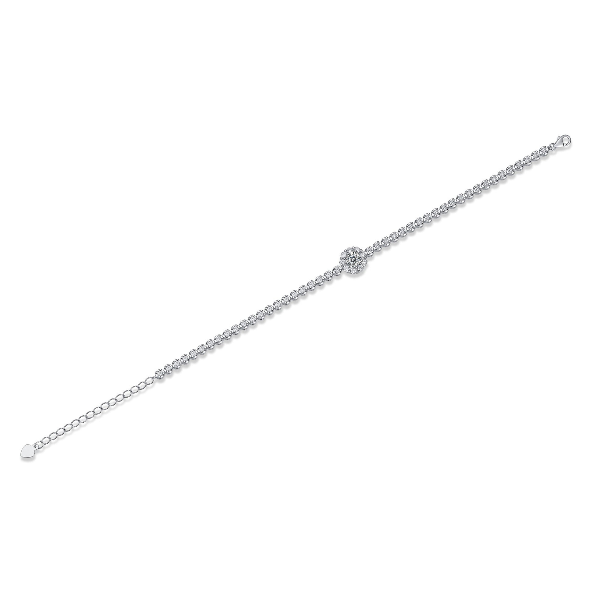 Léandreline White Floral Bracelet