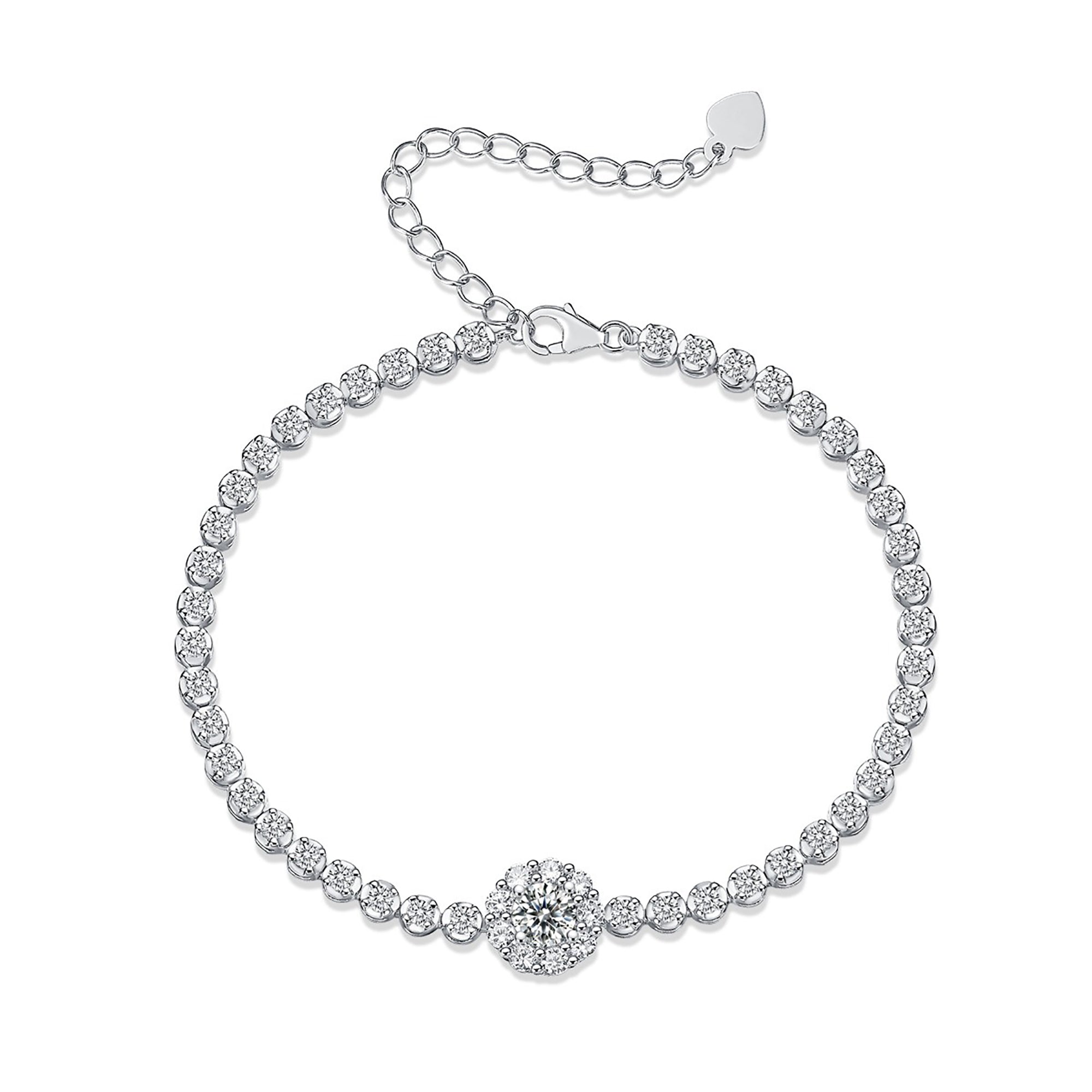 Léandreline White Floral Bracelet