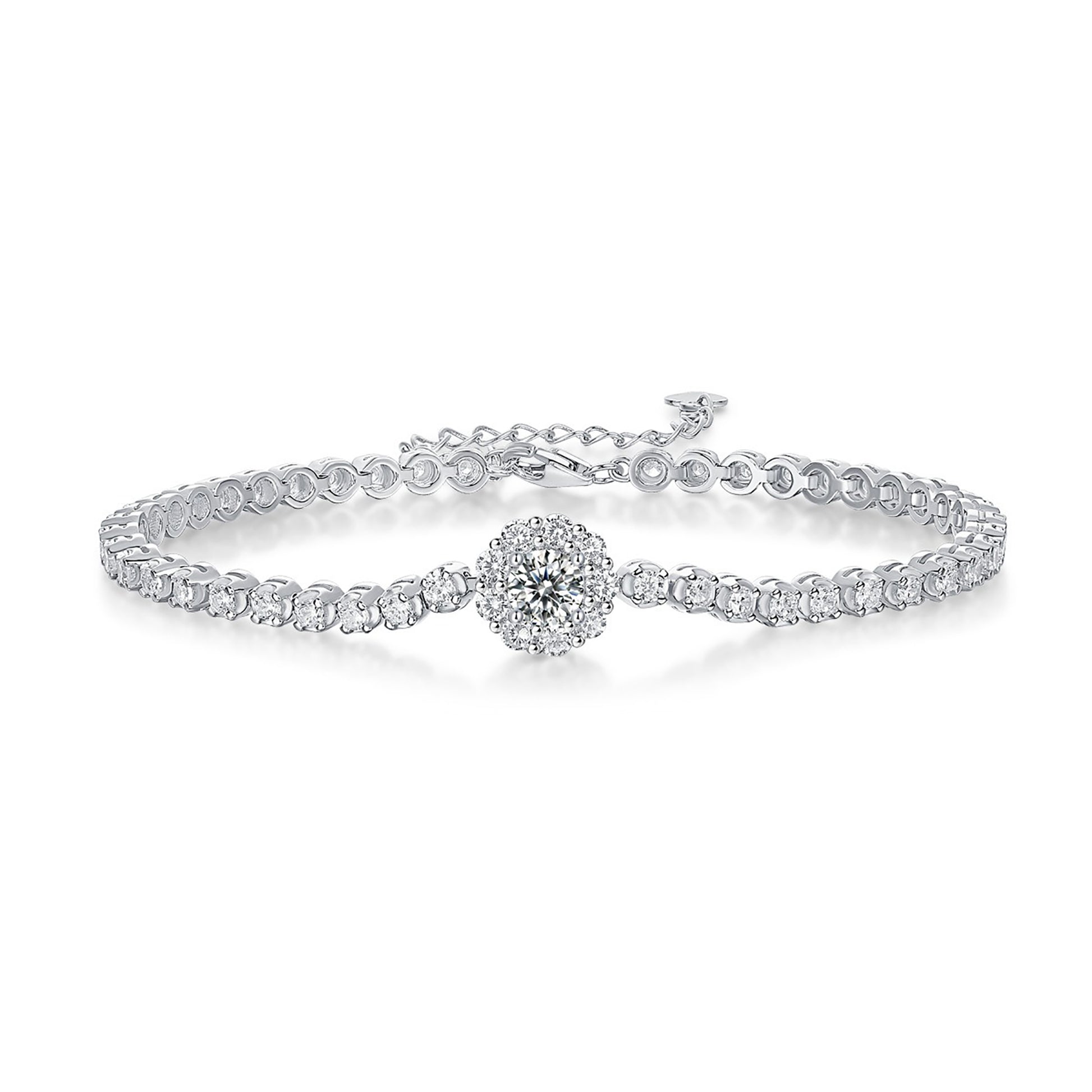 Léandreline White Floral Bracelet