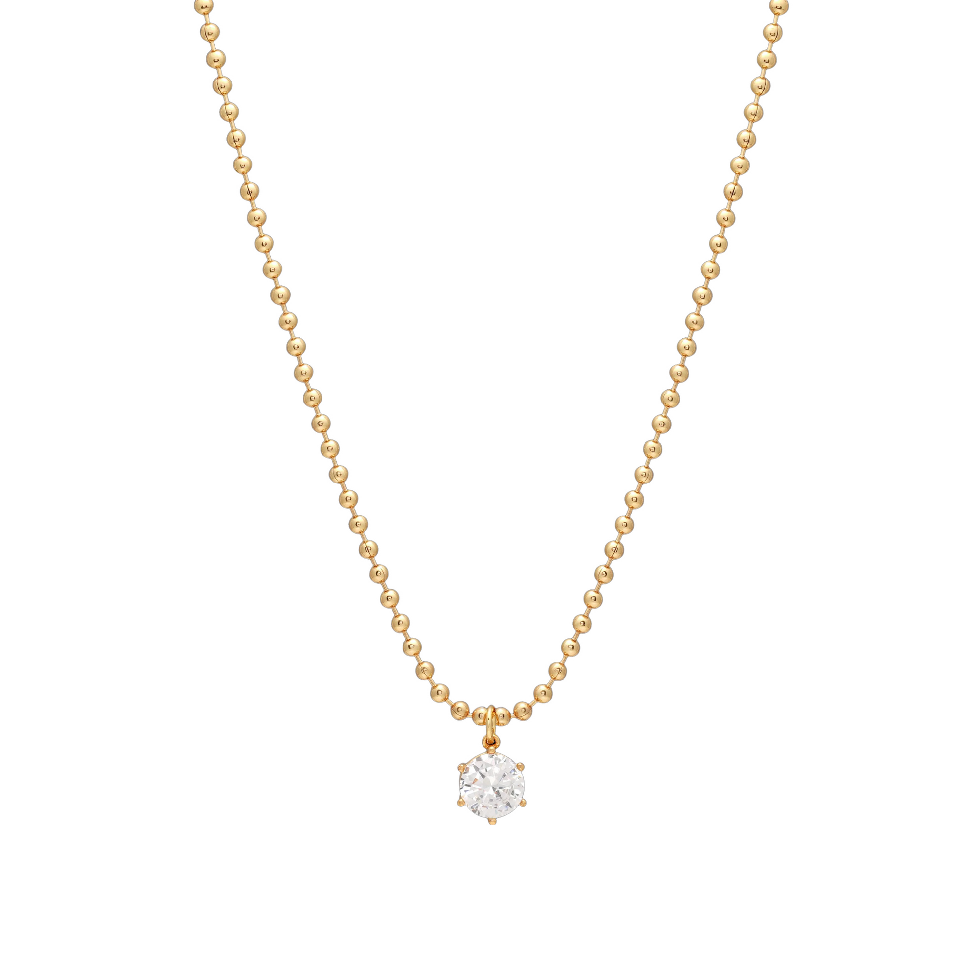 Leonarda 14K Gold Round Necklace