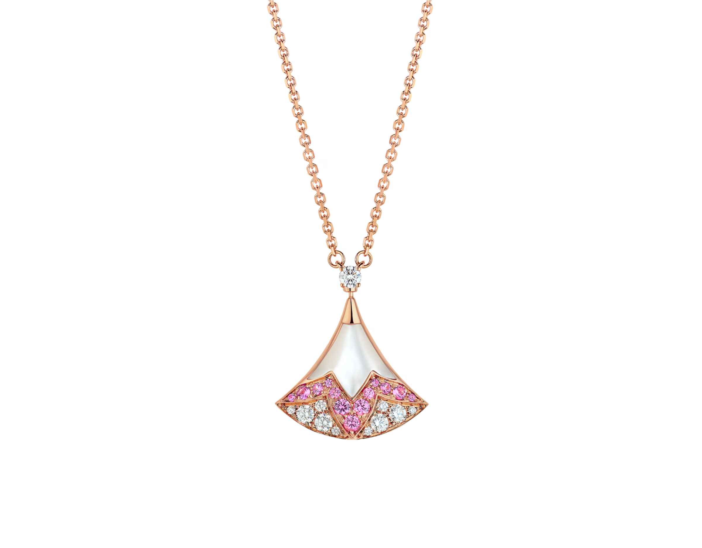 Leonore Multicolor Shell 18K Rose Gold Necklace