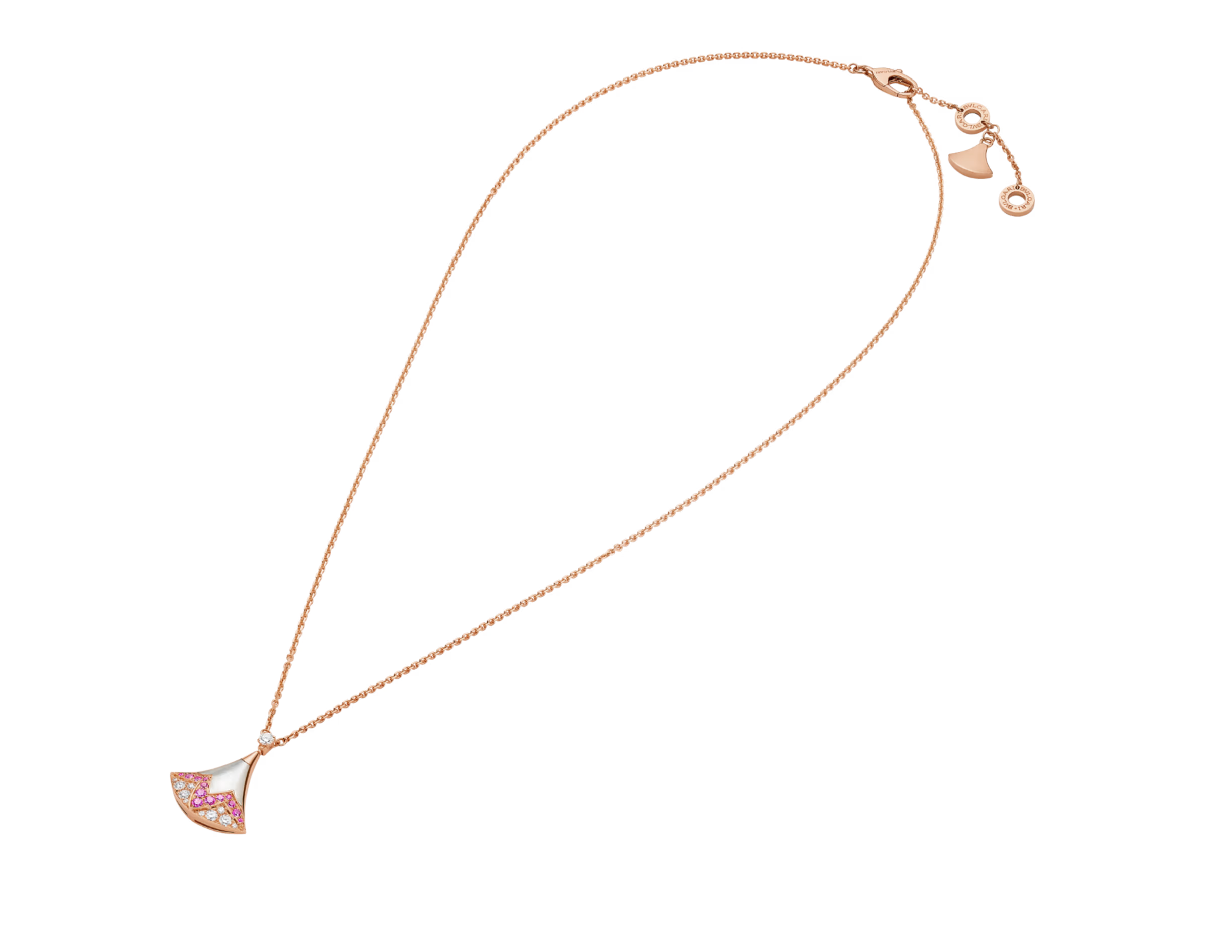 Leonore Multicolor Shell 18K Rose Gold Necklace