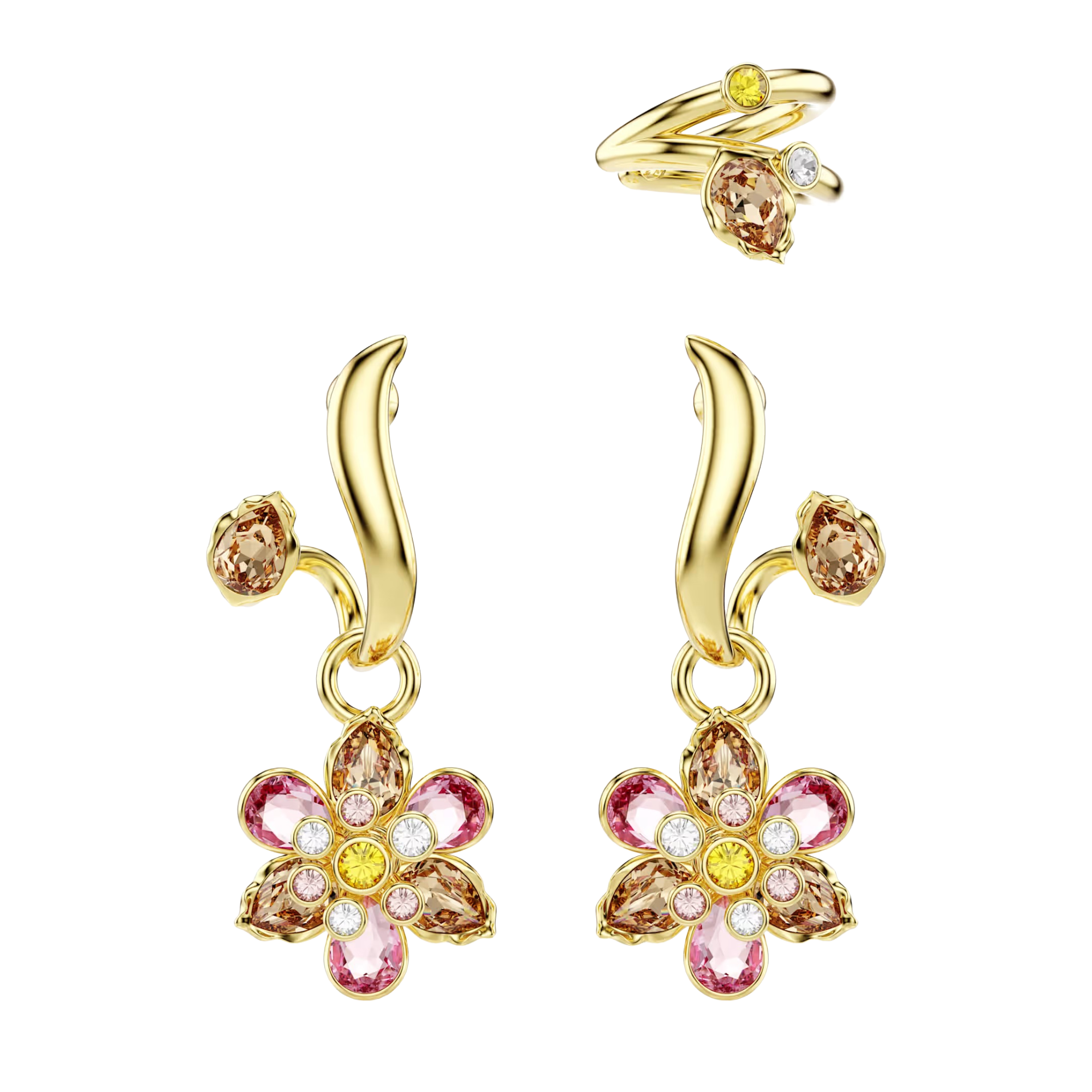 Liane Multicolor Floral Earrings Set