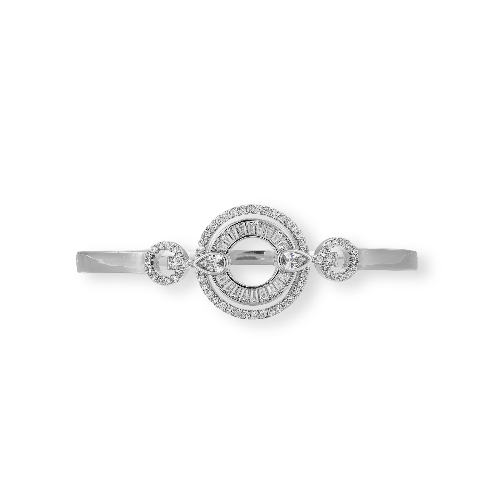 Liberté 16K Gold Openwork Circular Bangle
