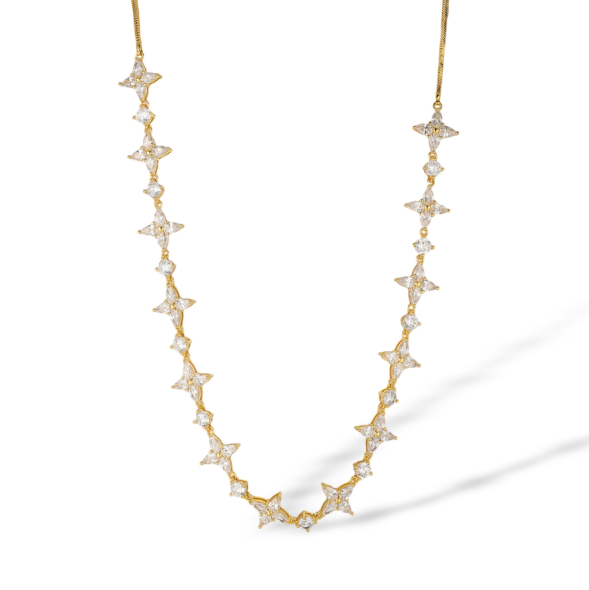 Lidia 18K Gold Starburst Pearl Necklace