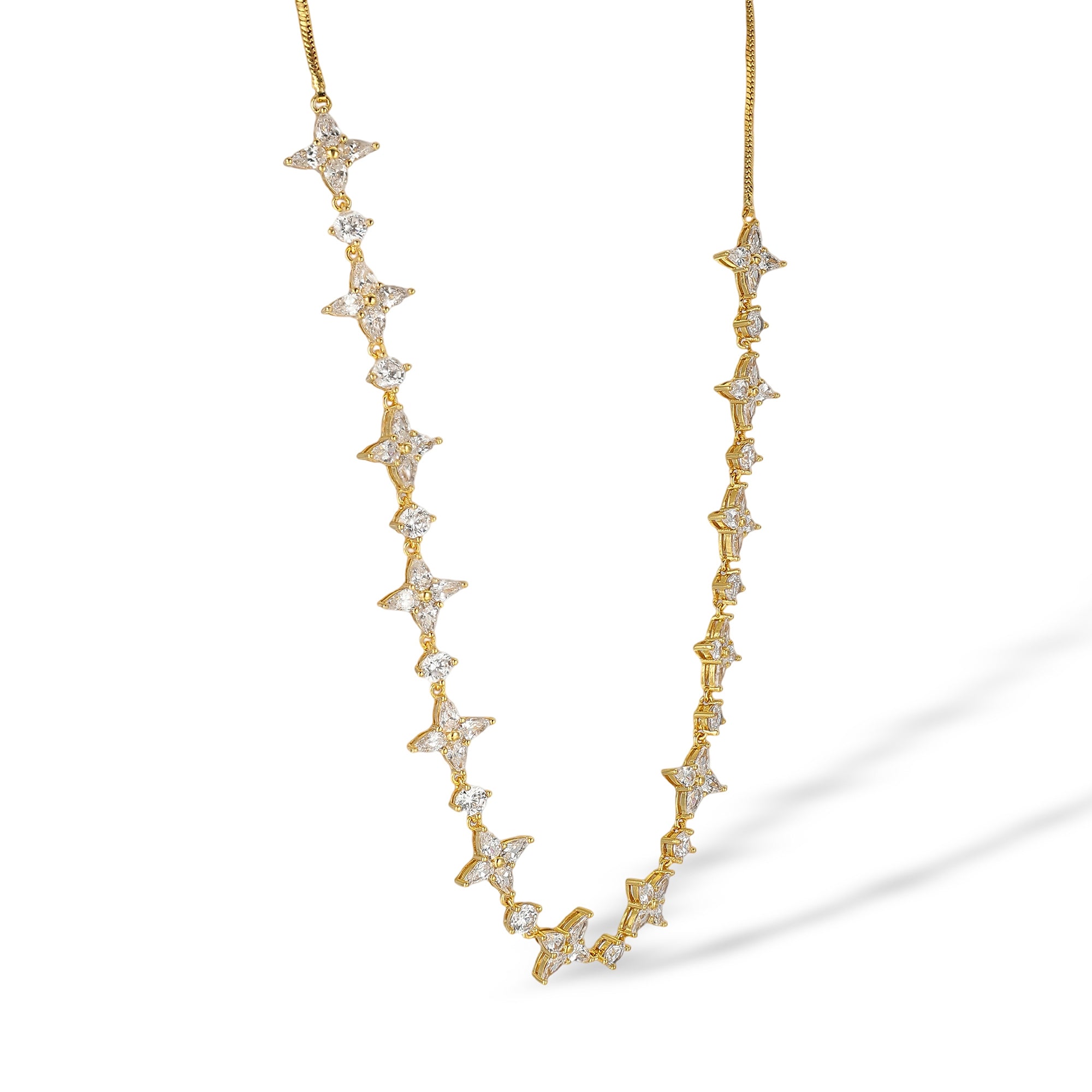 Lidia 18K Gold Starburst Pearl Necklace