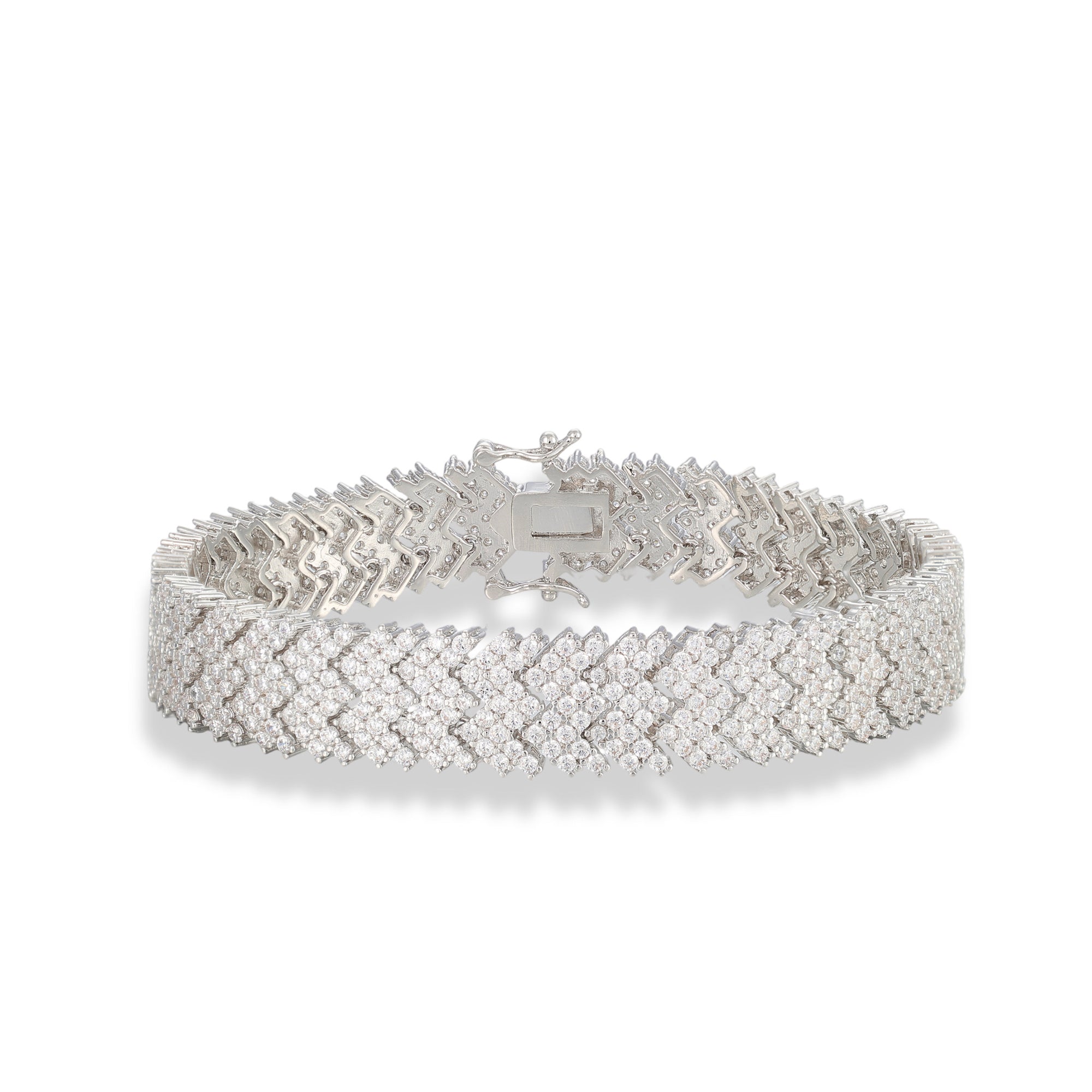Liesel 14K Gold W Shape Bracelet