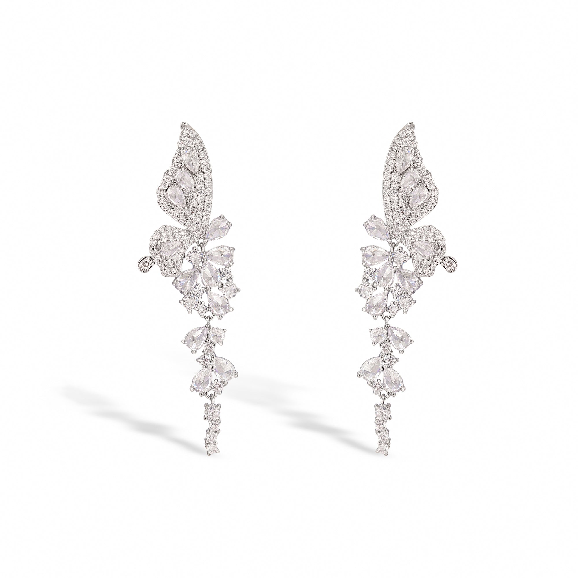 Liesl 14K Gold Butterfly Earrings