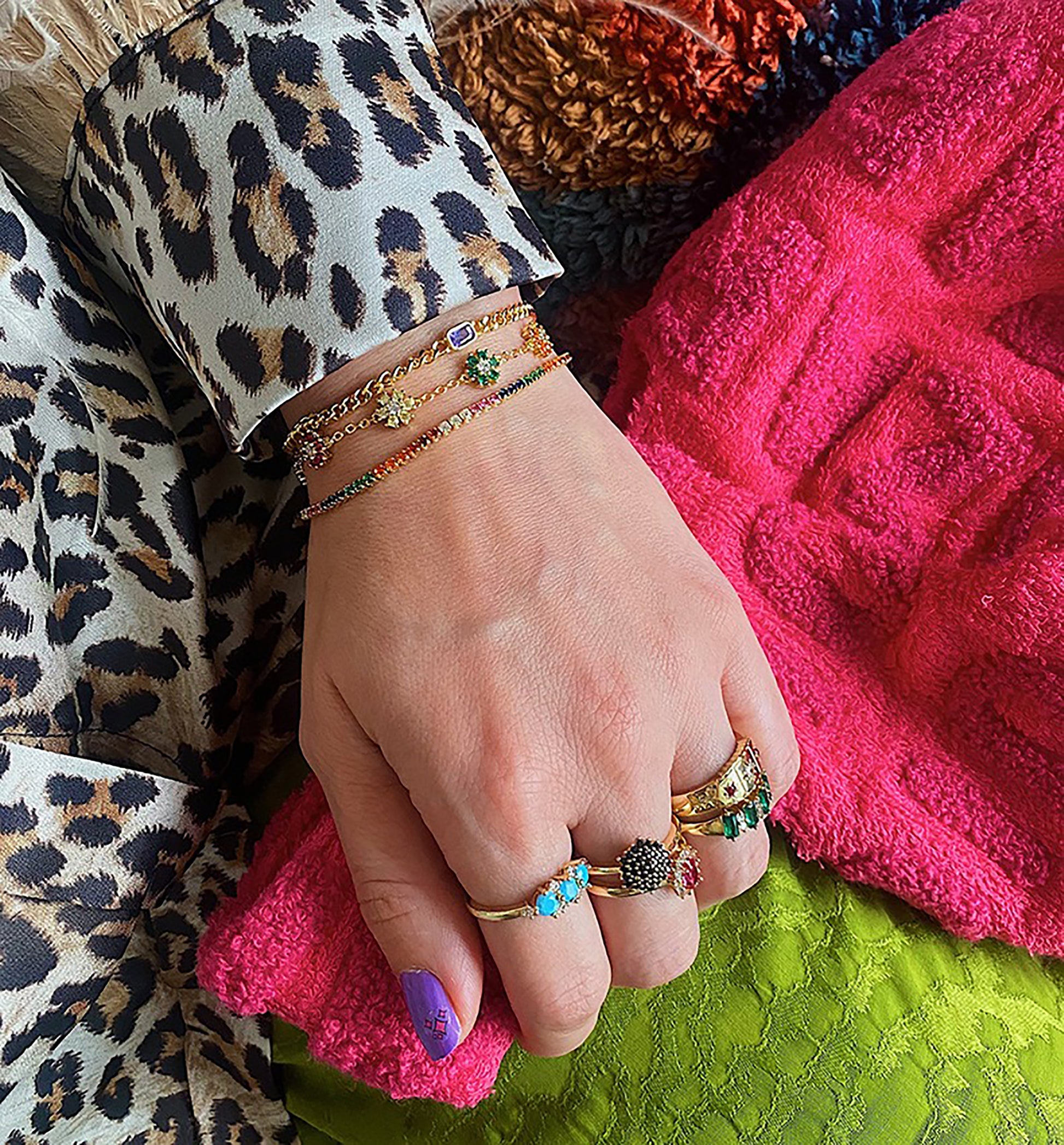 Liesse Multicolor Floral Bracelet