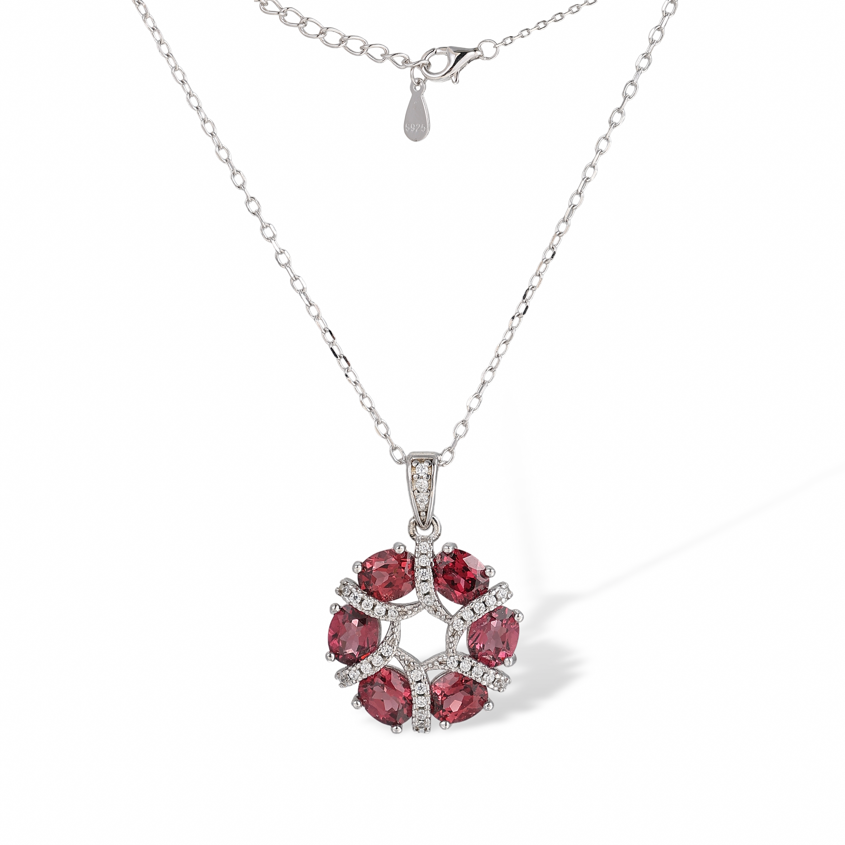 Liliane Surrounding Red Necklace