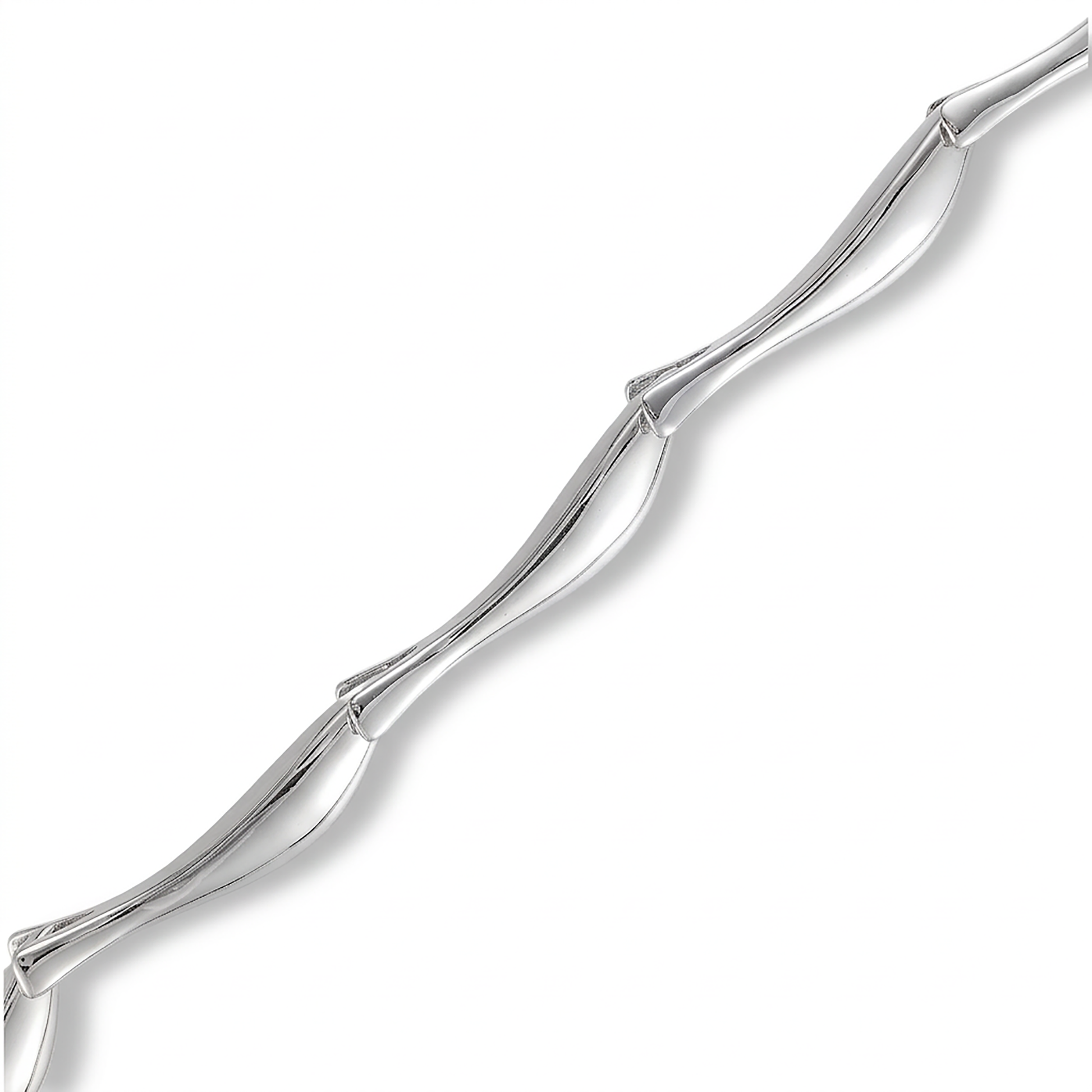 Linda 14K Gold Curve Bangle