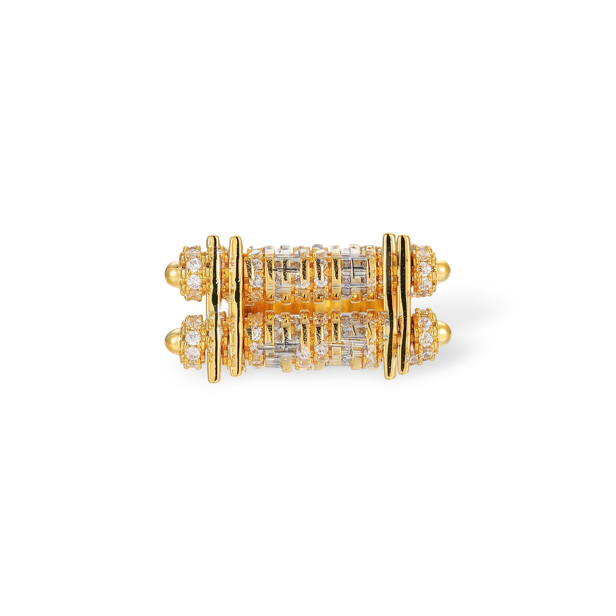 Lucia 18K Gold Spinning Roller Ring