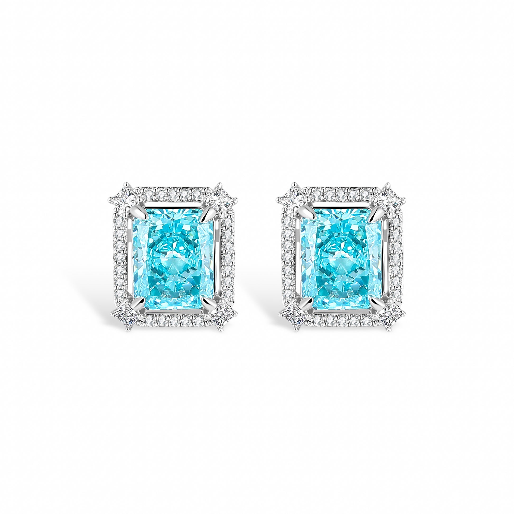 Lucie Blue Radiant Stud Earring