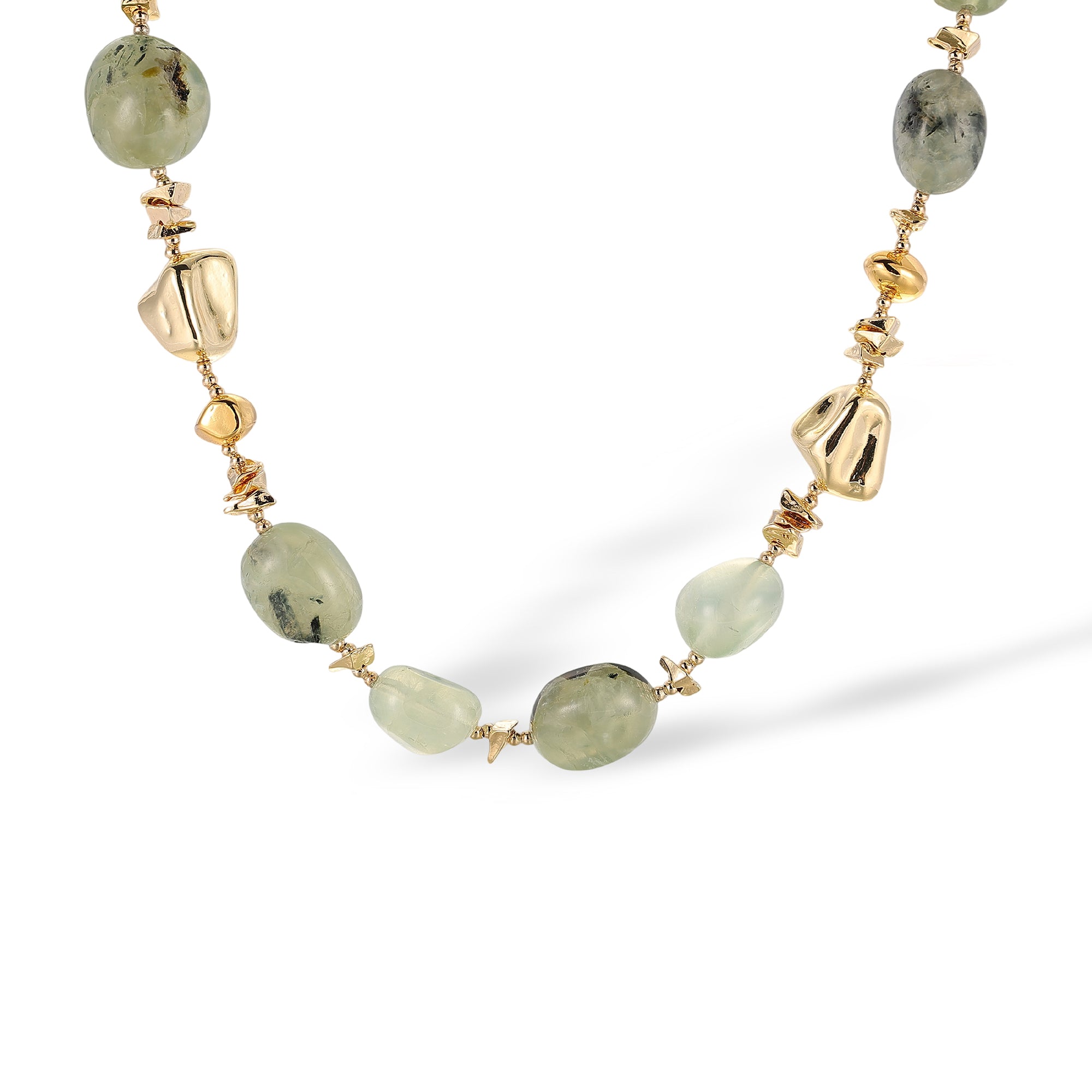 Ludiane Oval Natural Crystal Necklace