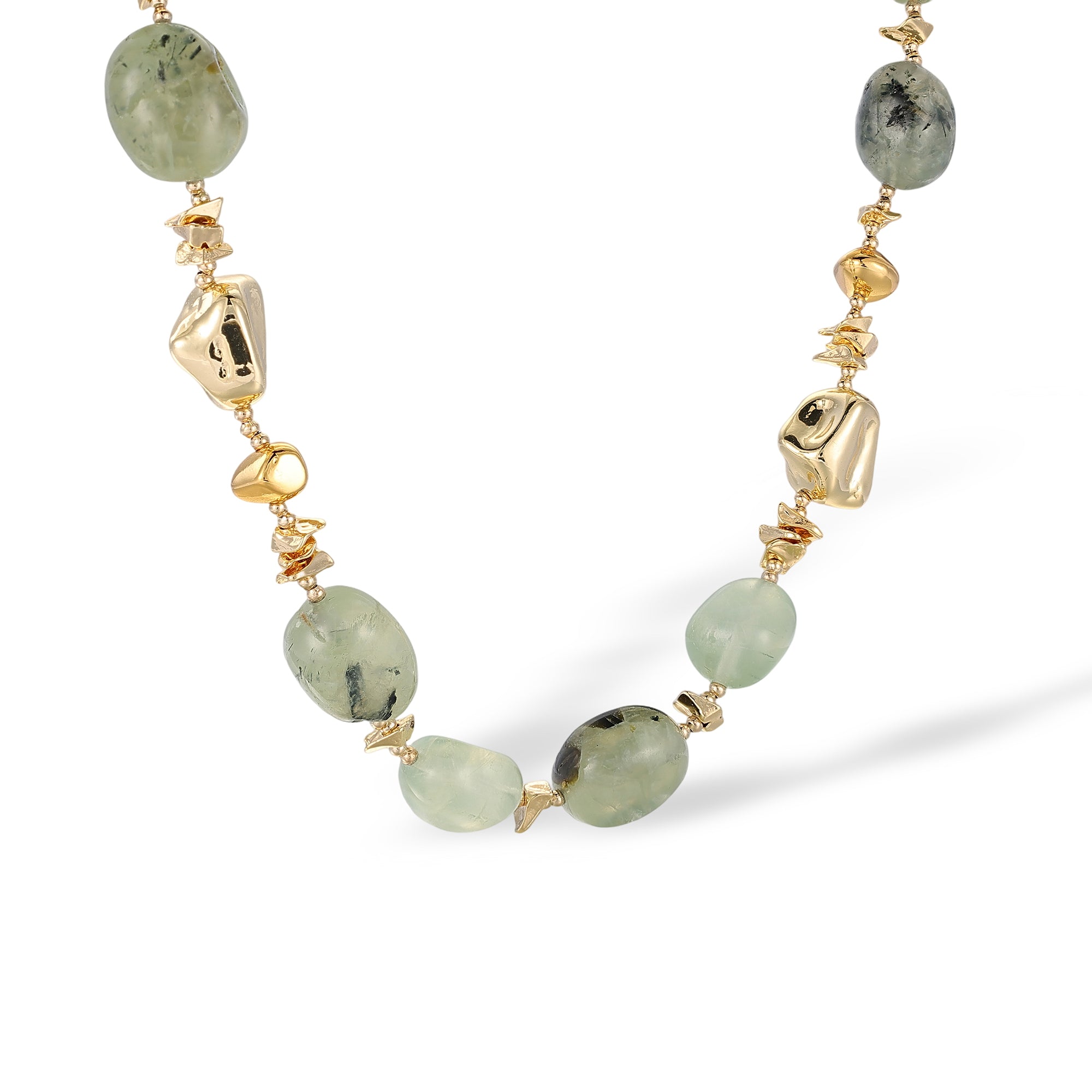 Ludiane Oval Natural Crystal Necklace