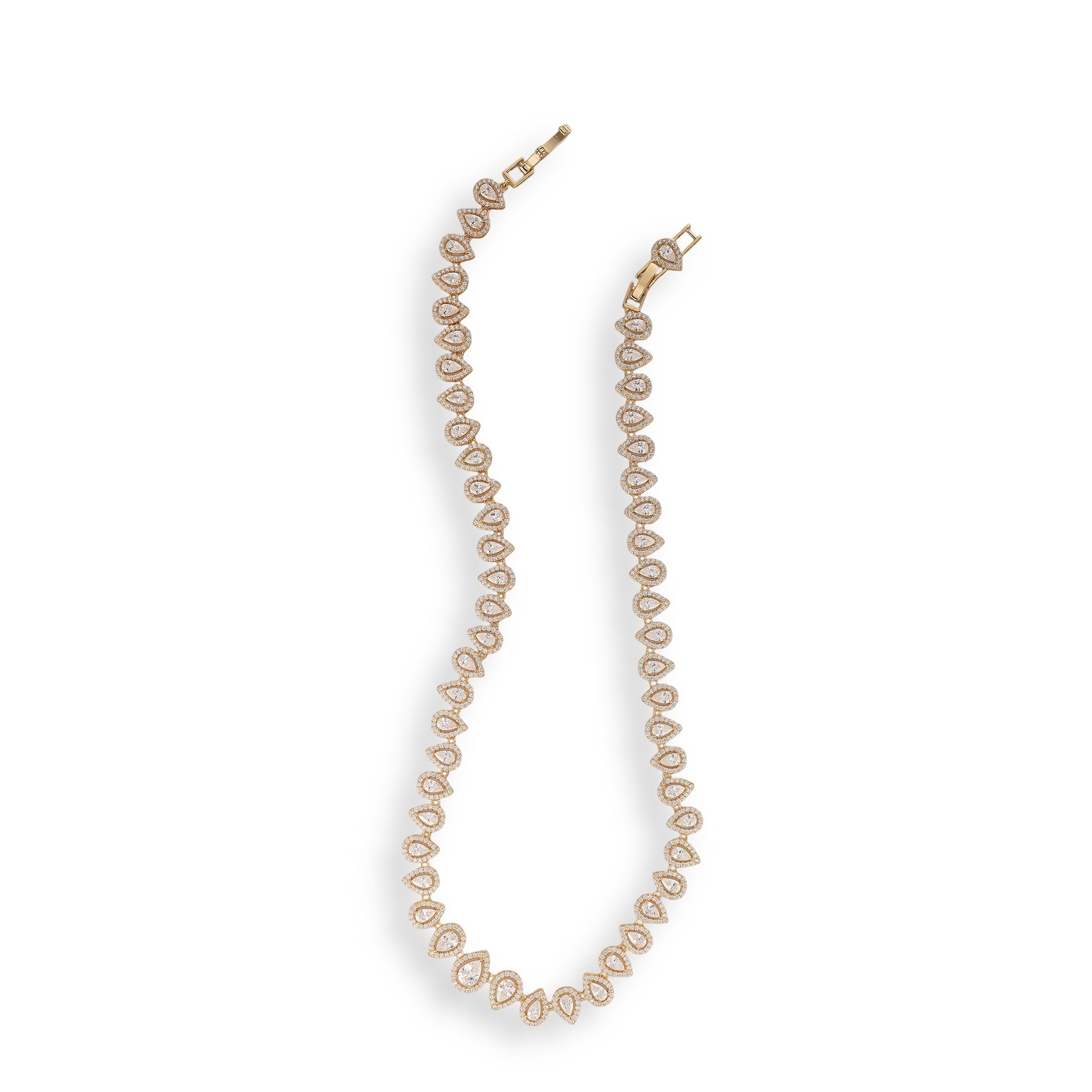 Luitrun 14K Gold Teardrop Necklace