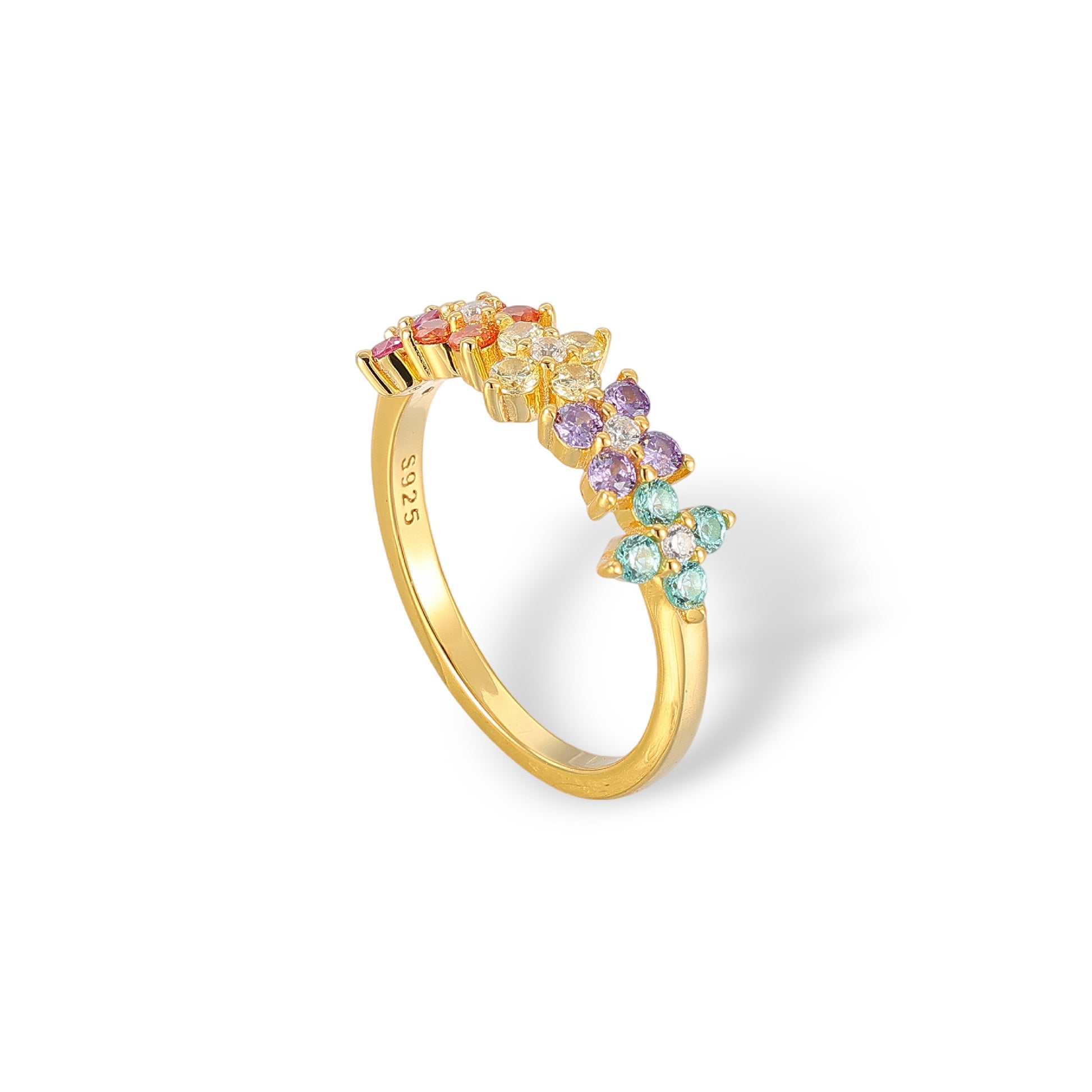 Luzie Multicolor Floral Ring