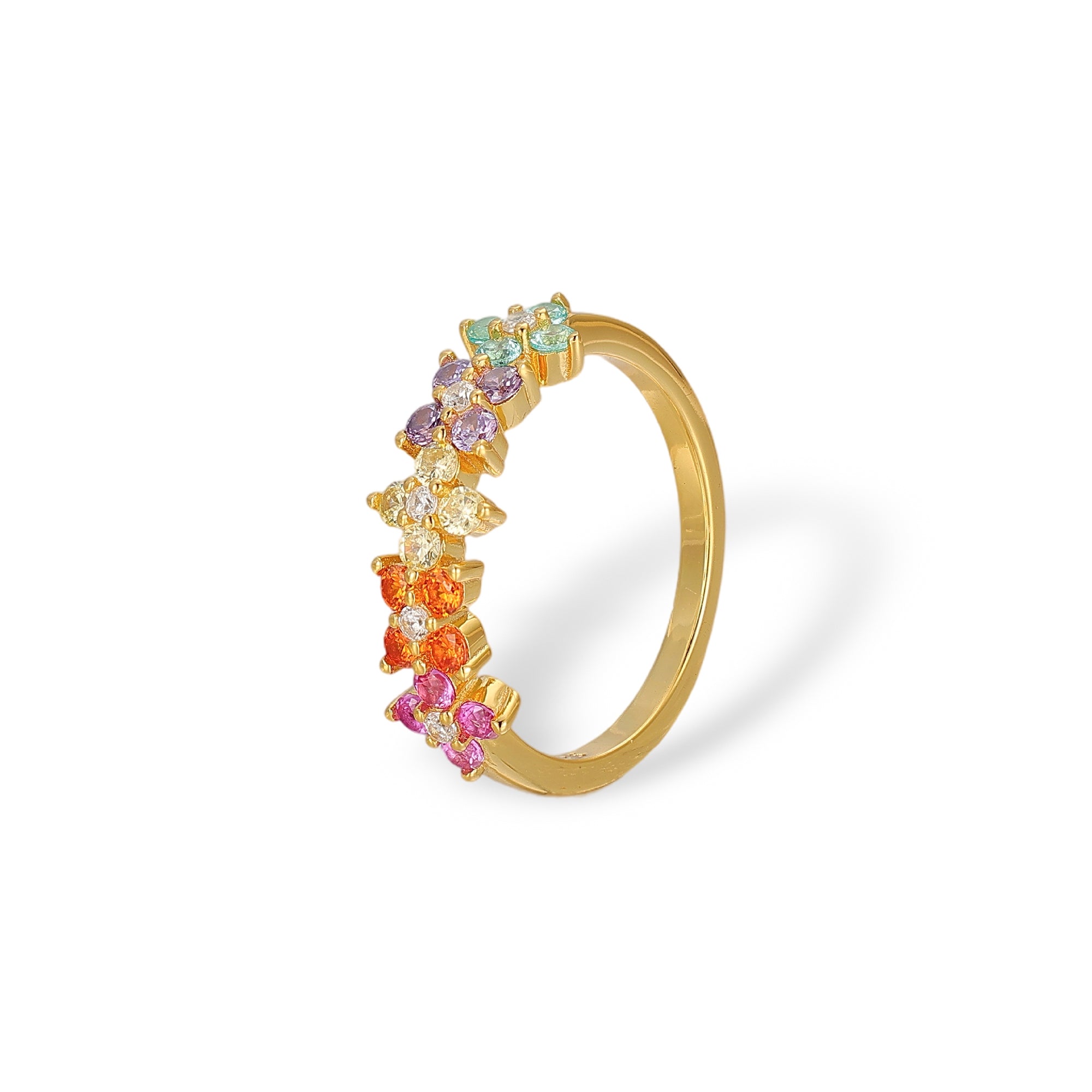 Luzie Multicolor Floral Ring