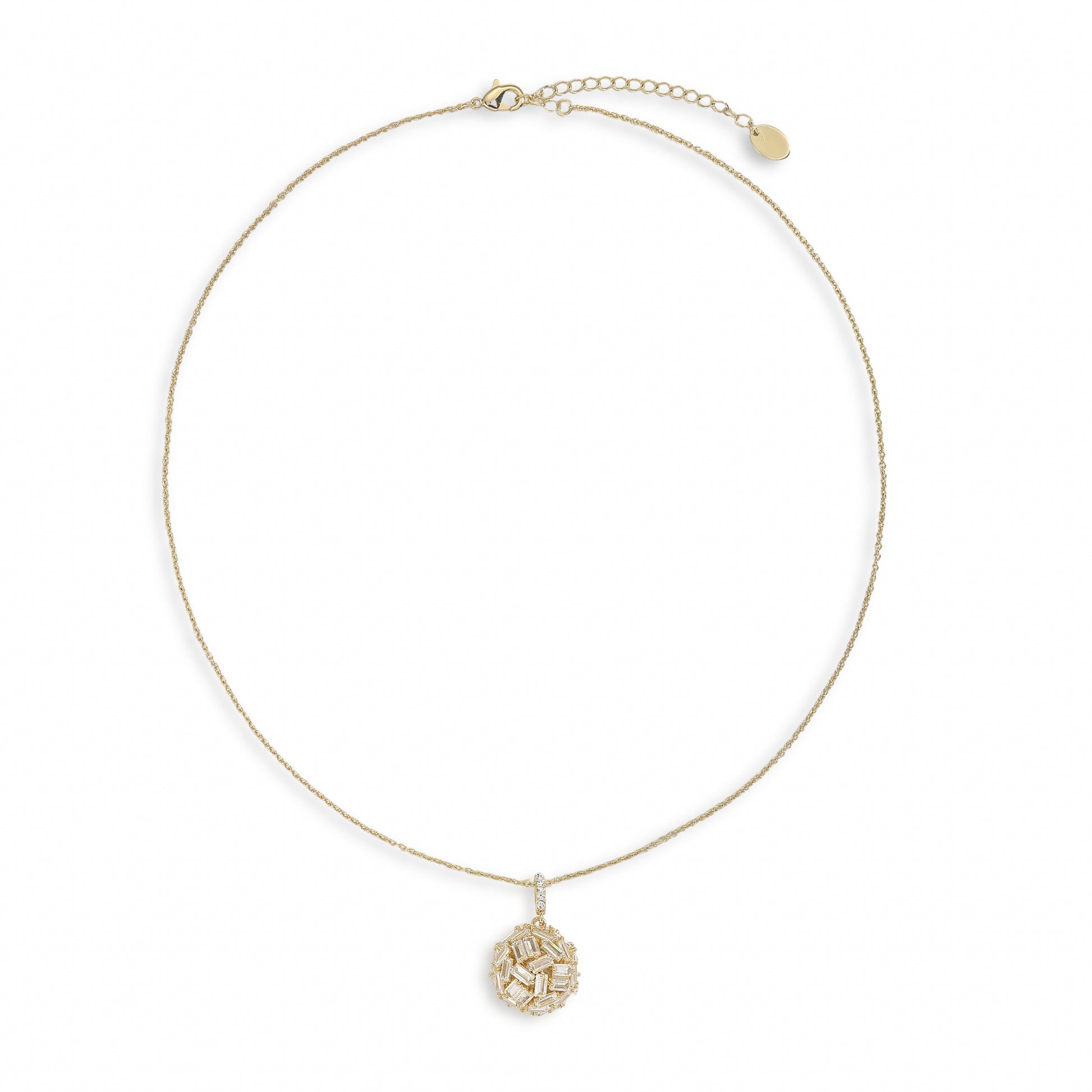 Maïlis 14K Gold Round Necklace