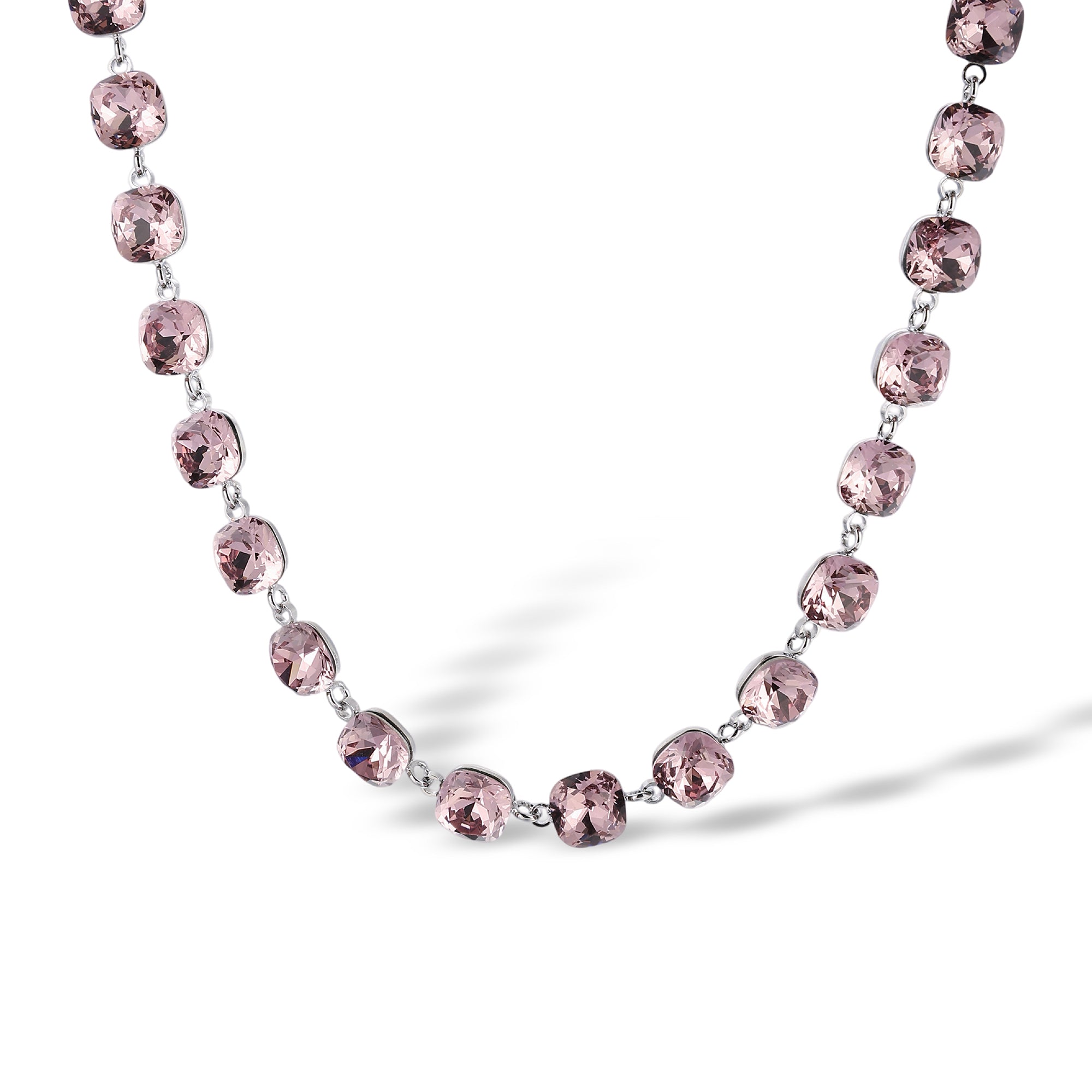 Malina Cushion Crystal Necklace