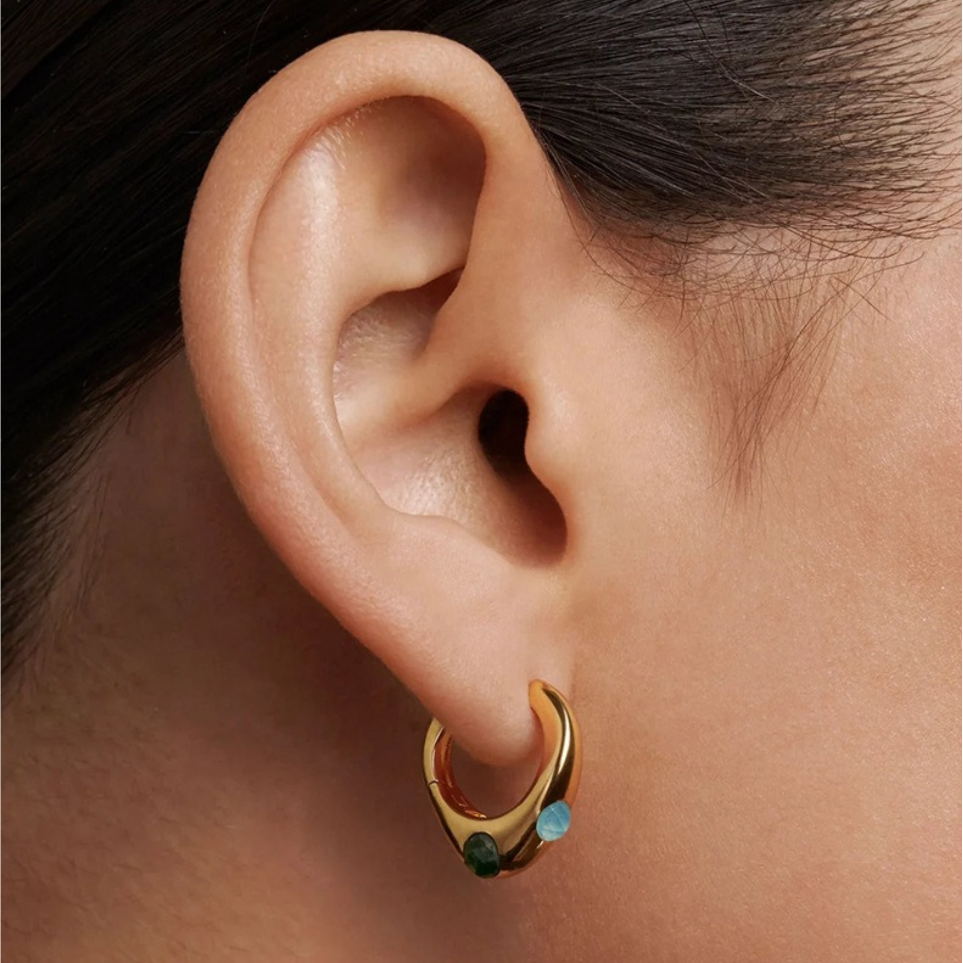 Mandy 18K Gold Irregular Earrings