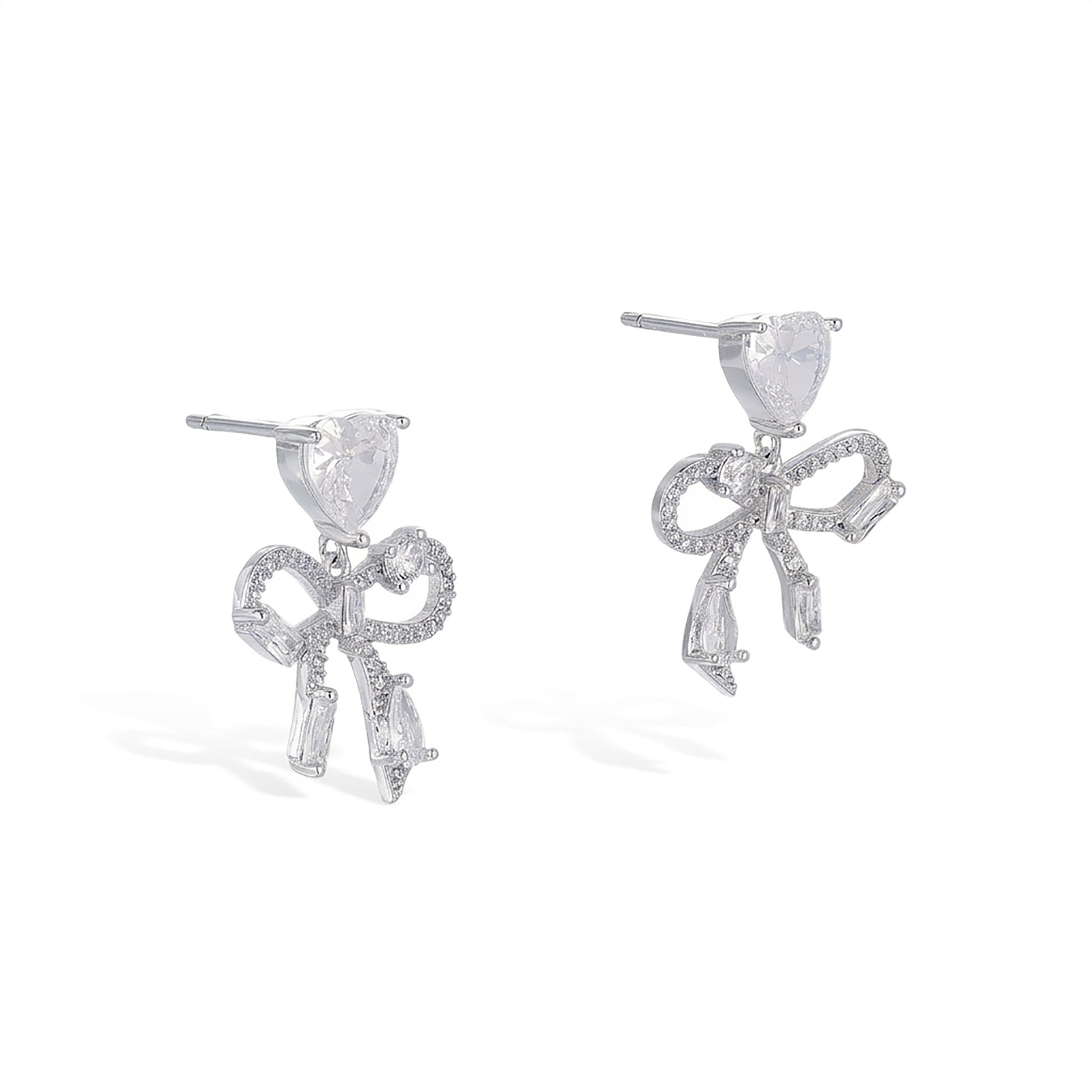 Manuela 14K Gold Delicate Bow Earrings