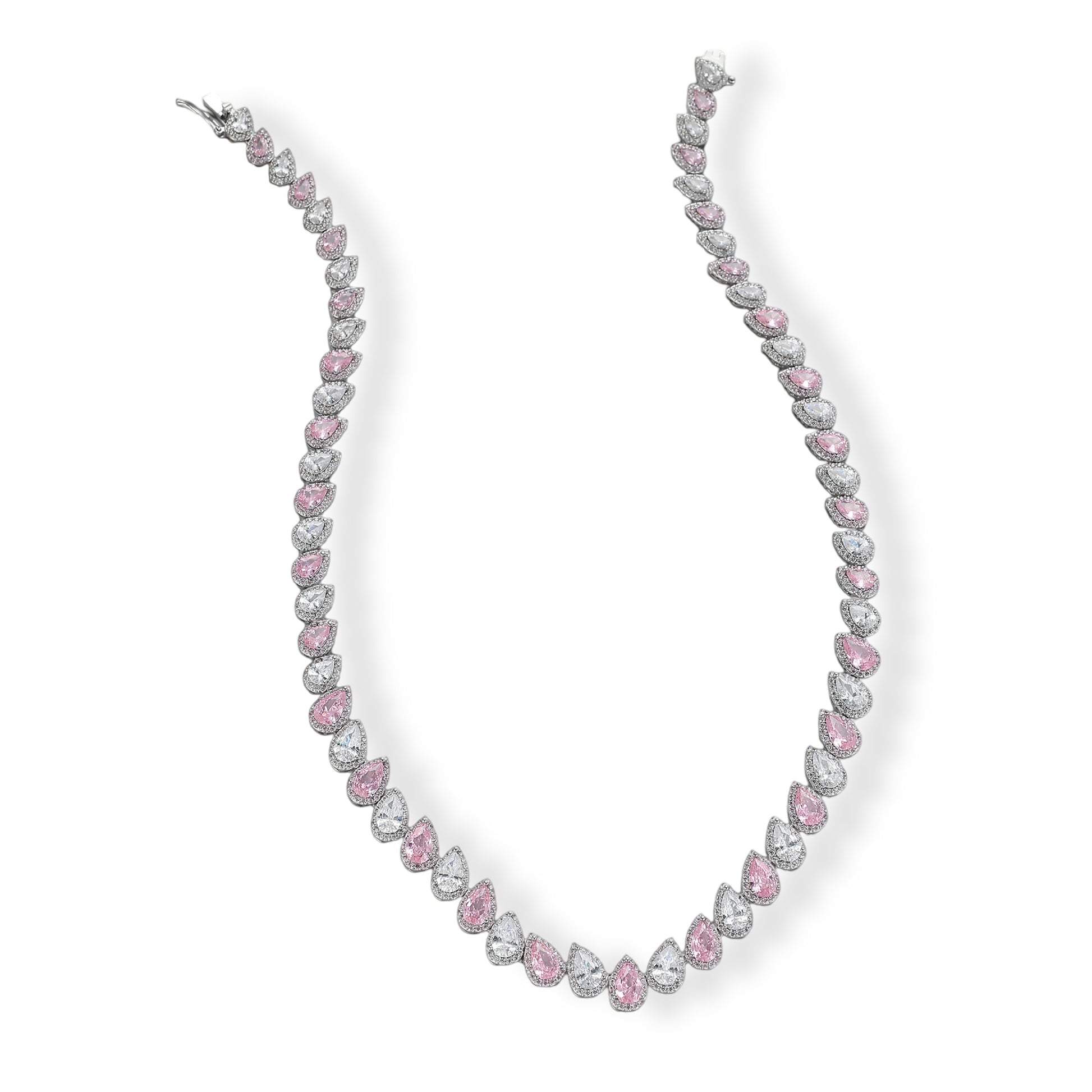 Maren Pink Teardrop Necklace