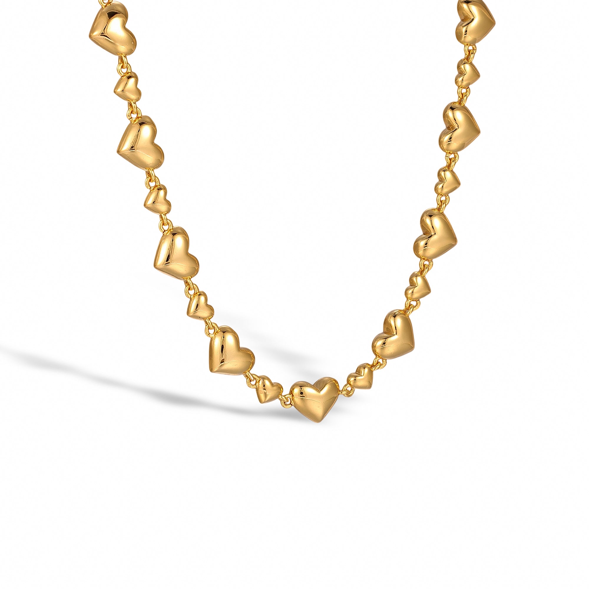 Margot 14K Yellow Gold Heart Necklace