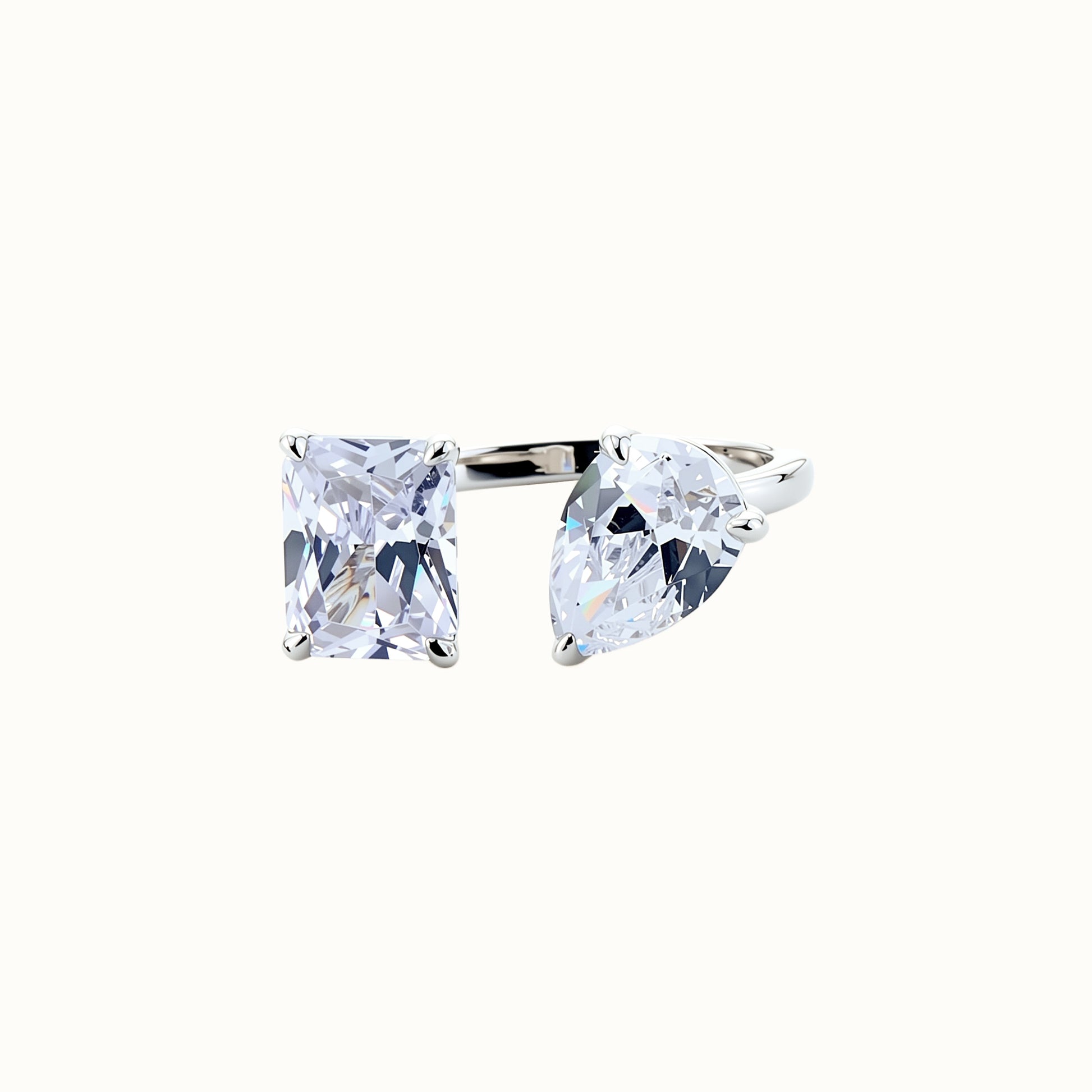 Mariane White Open Ring