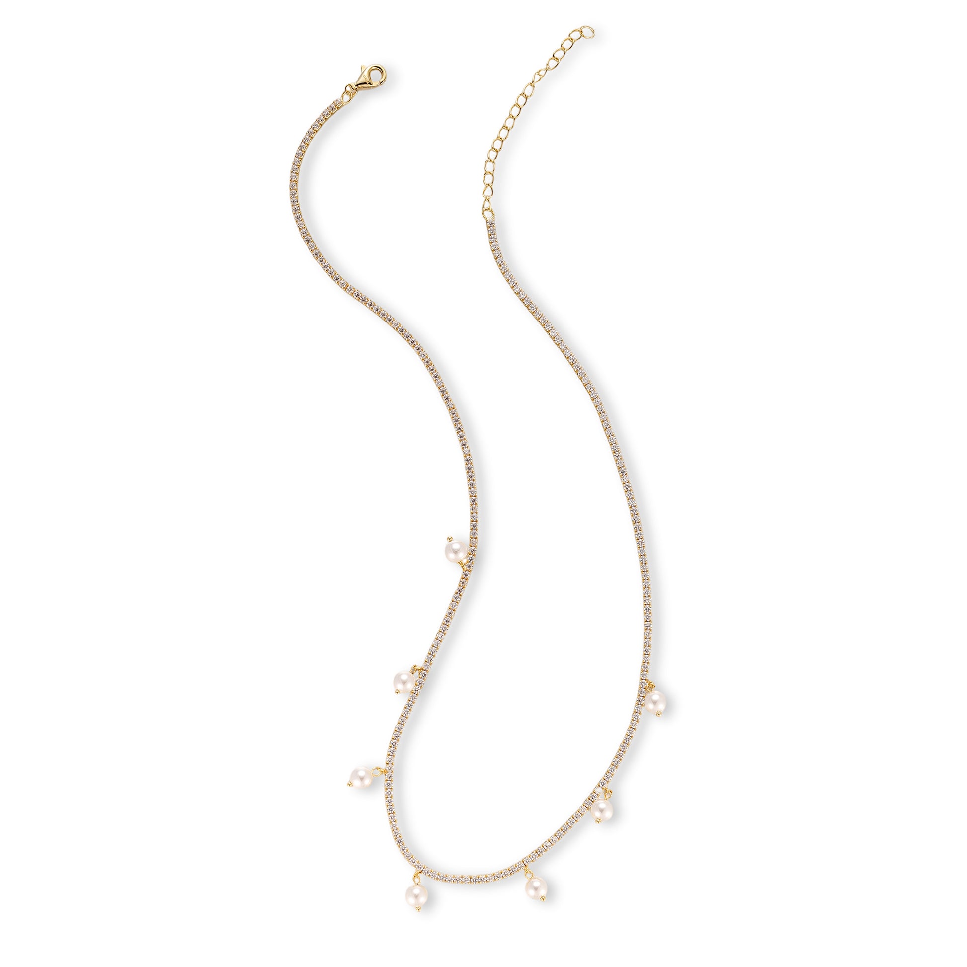 Marisol 14K Gold Pearl Necklace