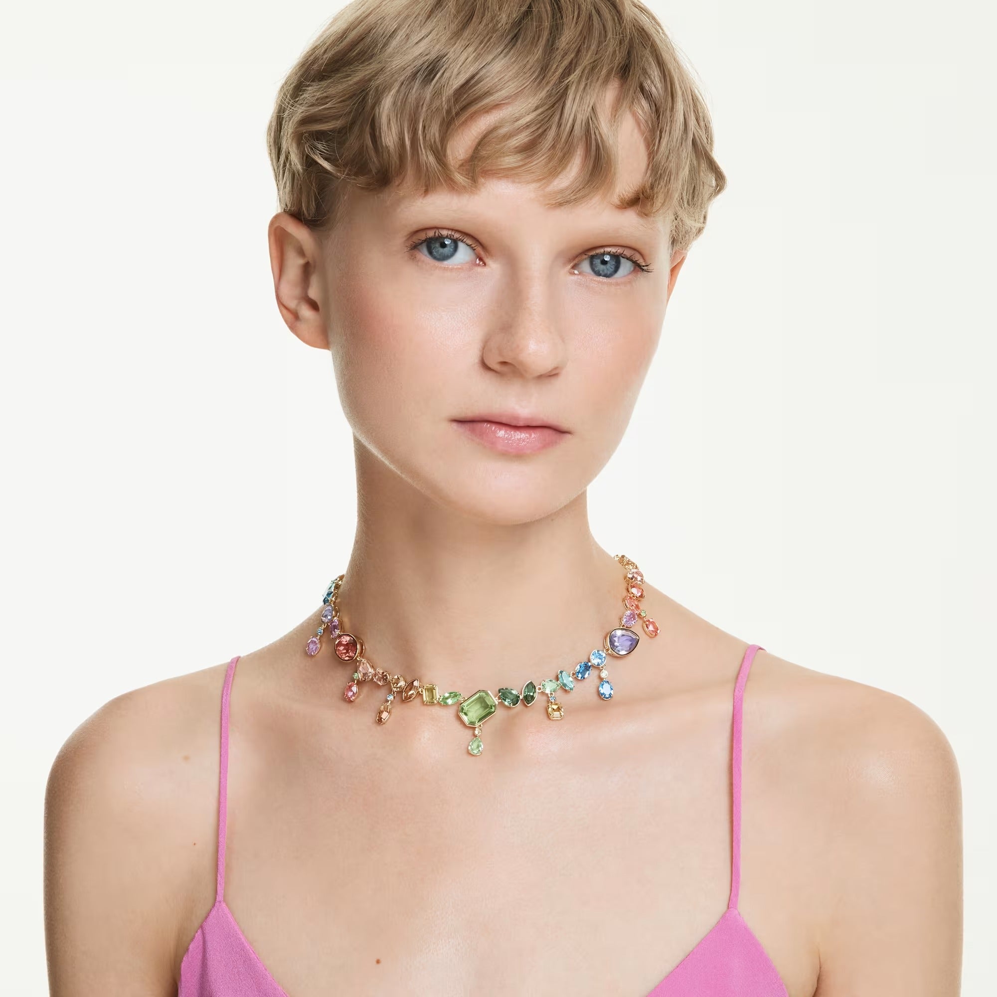 Marissa Multicolor Mixed Shape Necklace