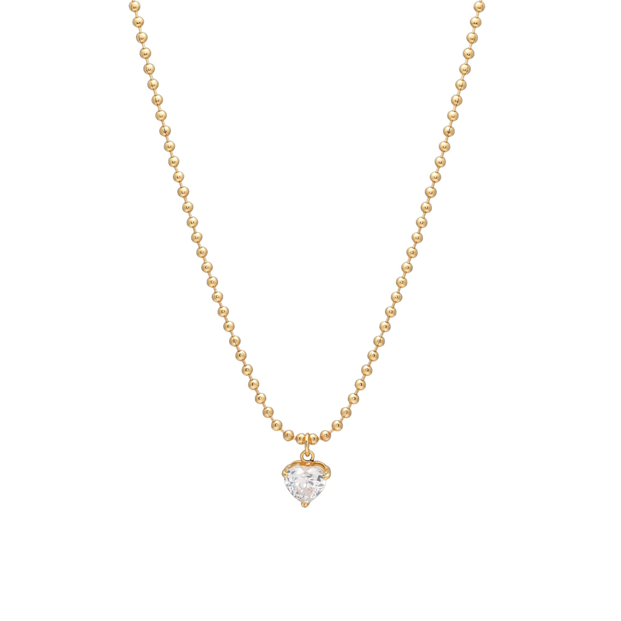 Marita 14K Gold Heart Necklace