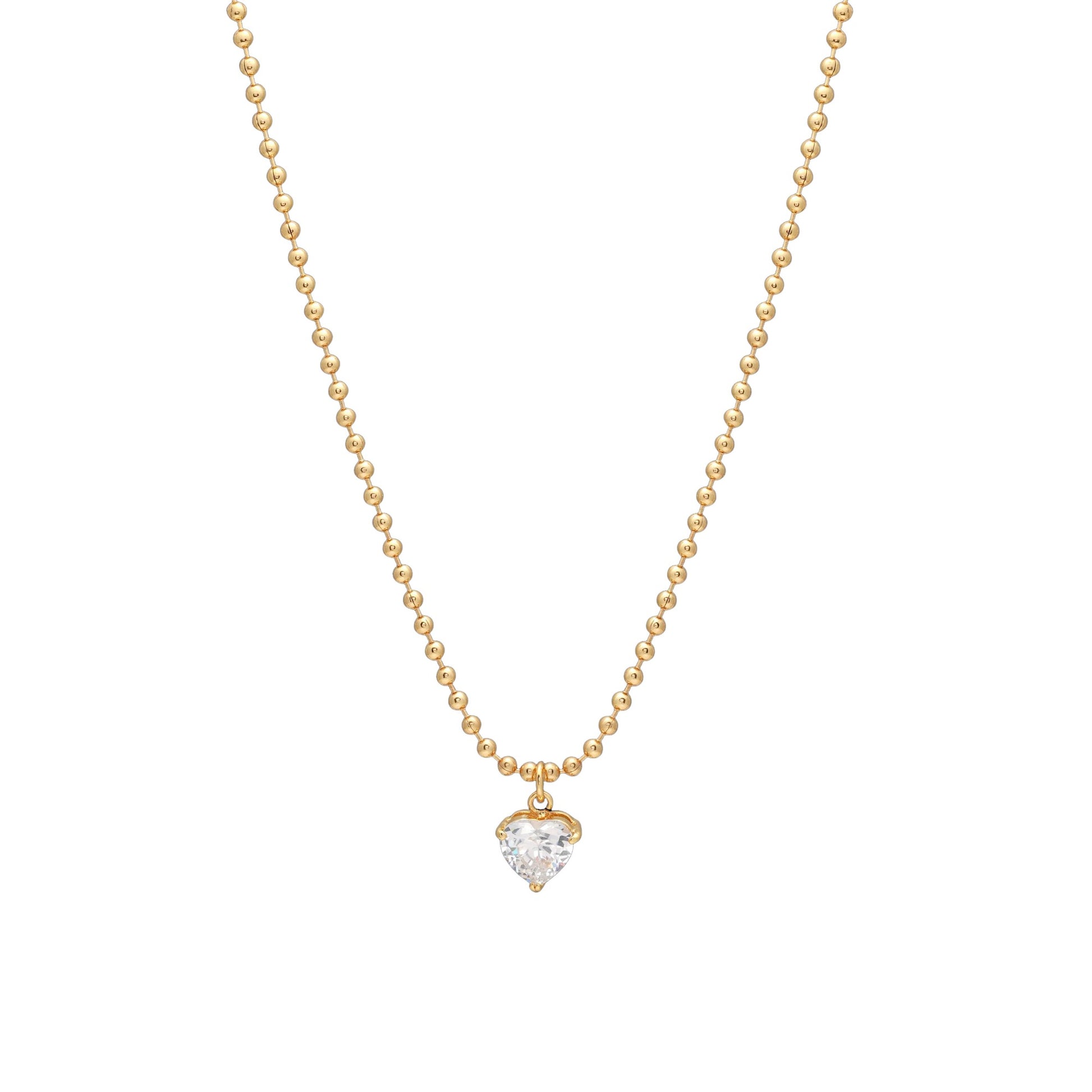 Marita 14K Gold Heart Necklace