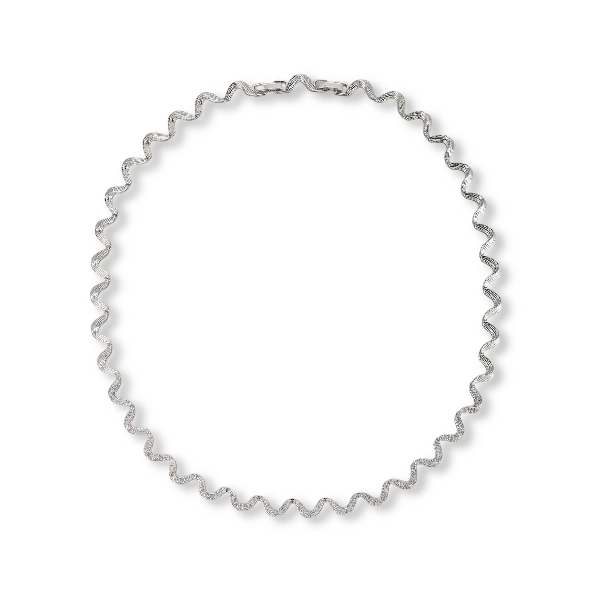 Marlen 14K Gold Wave Necklace