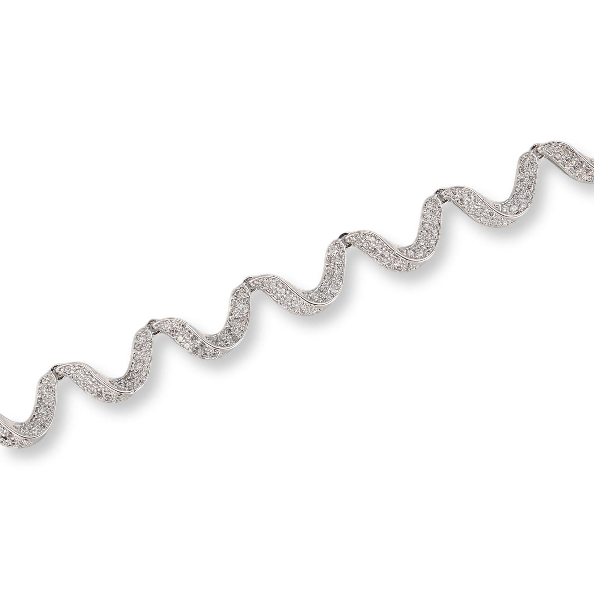Marlen 14K Gold Wave Necklace