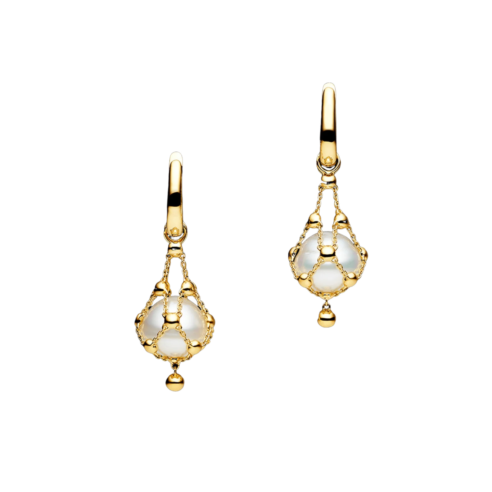 Mathilda 14K Yellow Gold Accent Pearl Earrings