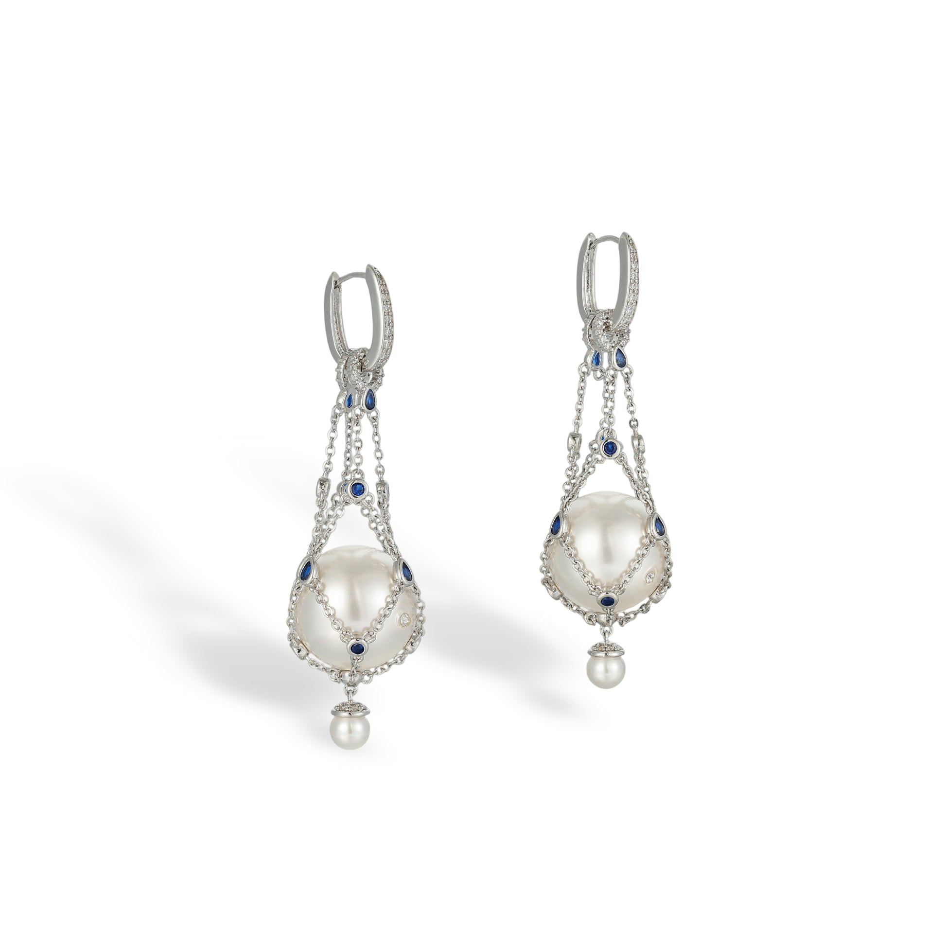 Mathilda Accent Pearl Earrings