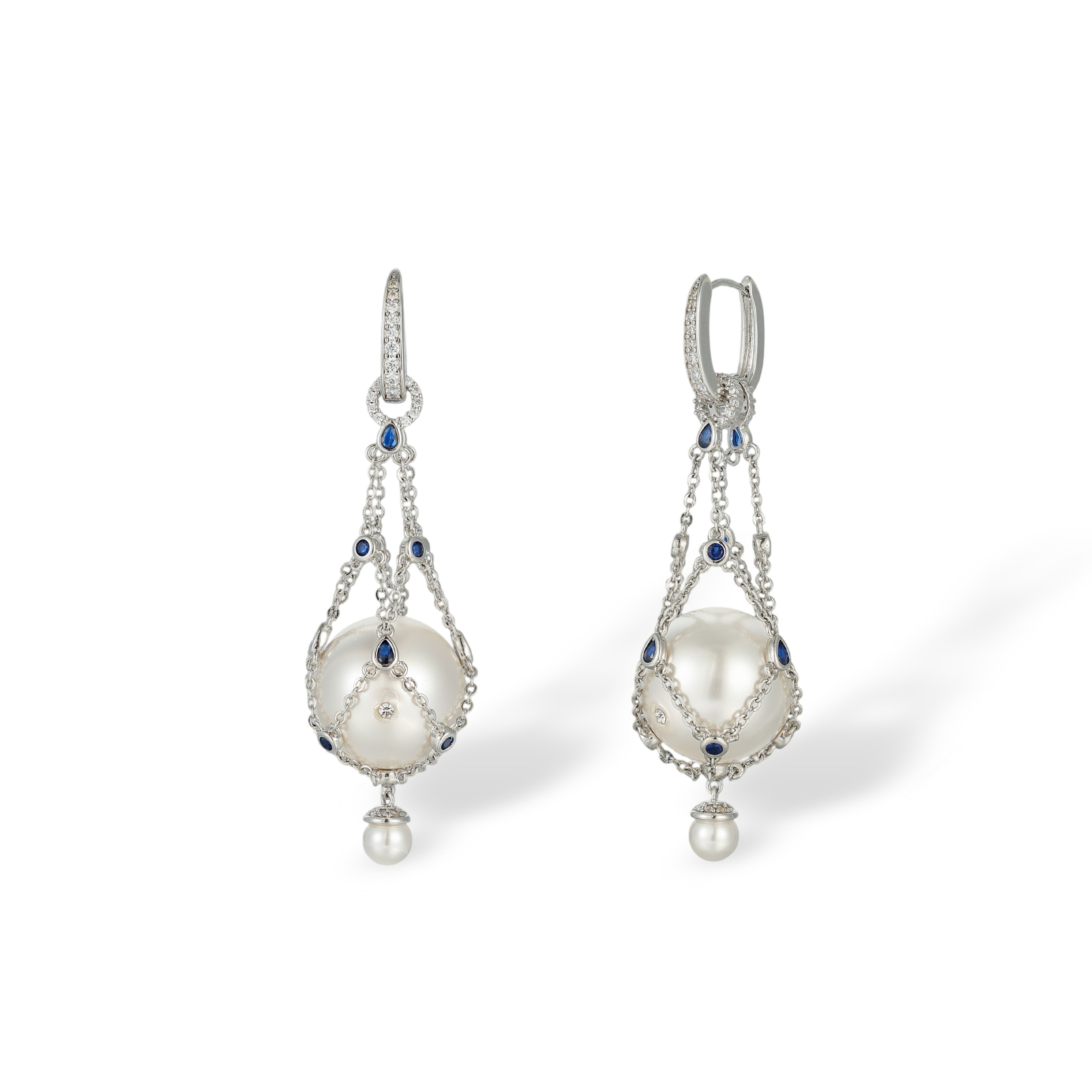 Mathilda Accent Pearl Earrings