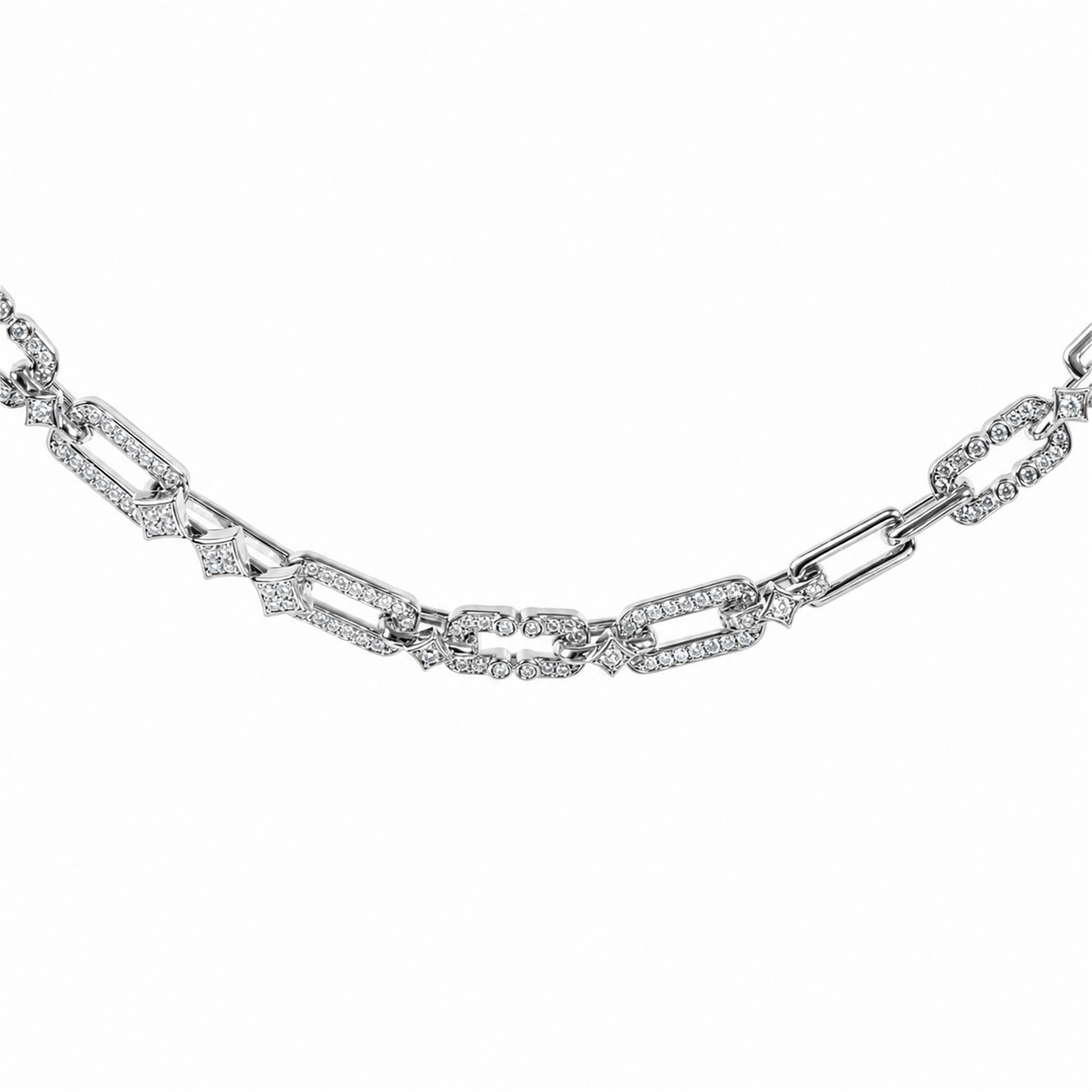 Meinhild 14K Gold Paperclip Rhombus Choker Necklace