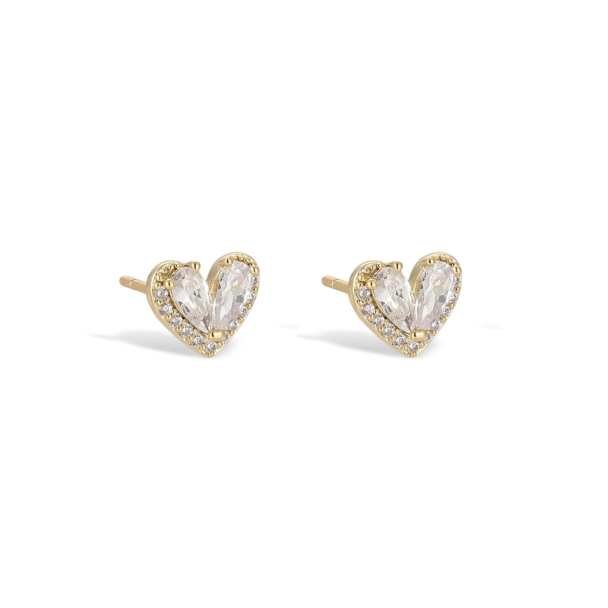 Nadine Heart Earring Set