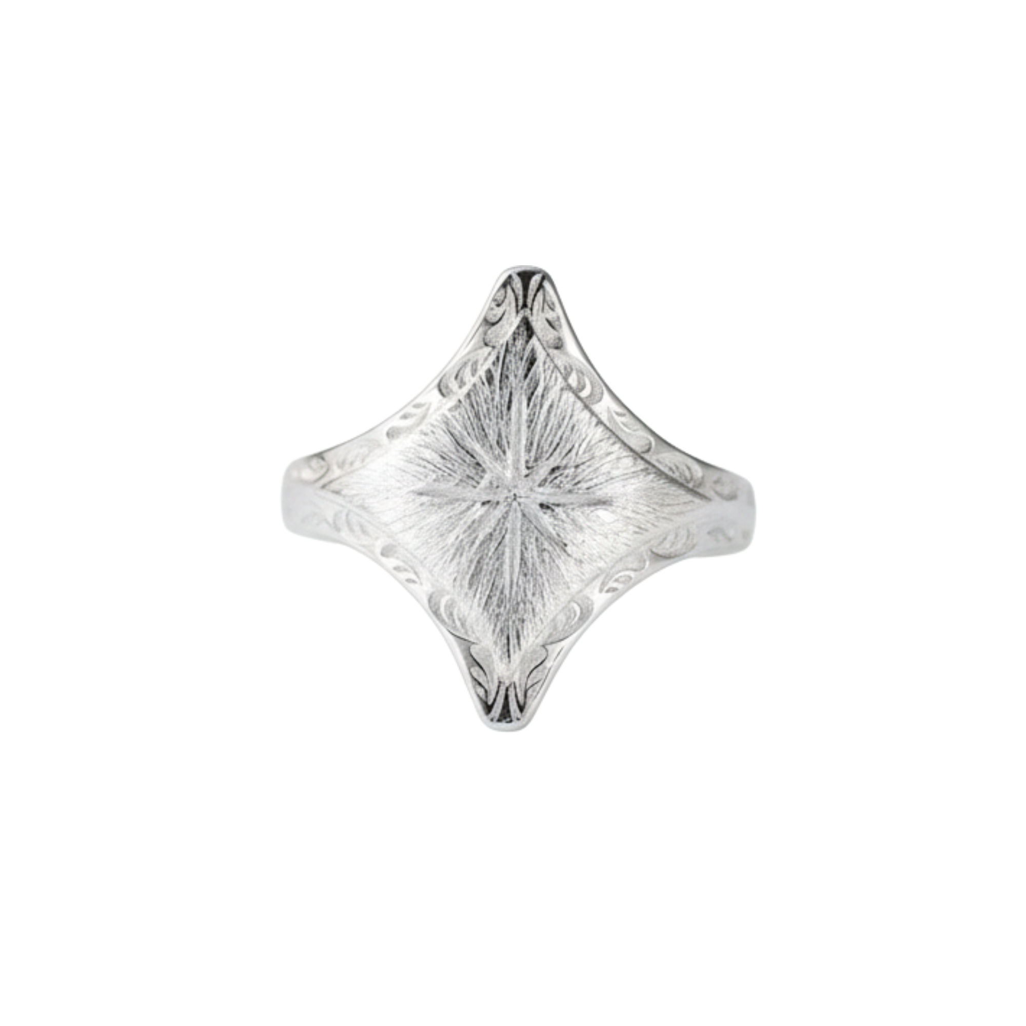 Nadja Gold Starburst Open Ring