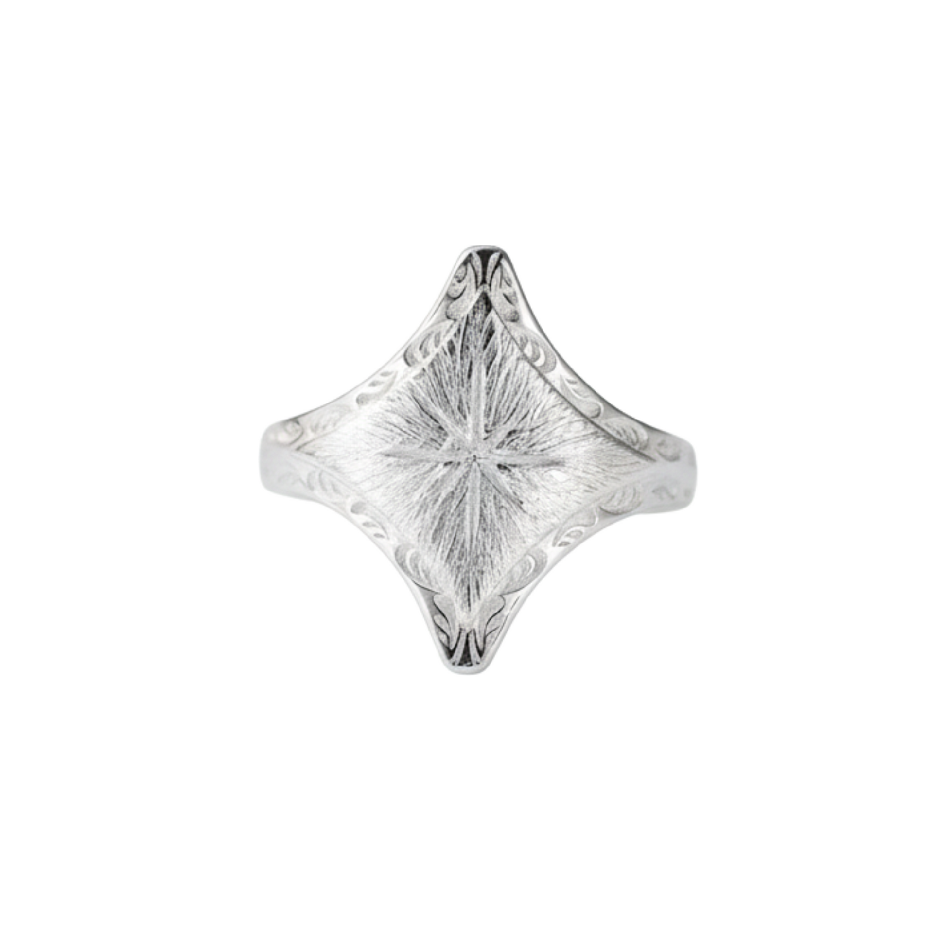 Nadja Gold Starburst Open Ring